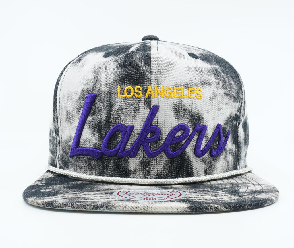 [NQ92Z-MTC-A-5LAKERS] MENS MITCHELL & NESS NBA LA LAKERS SPECIAL SCRIPT SNAPBACK