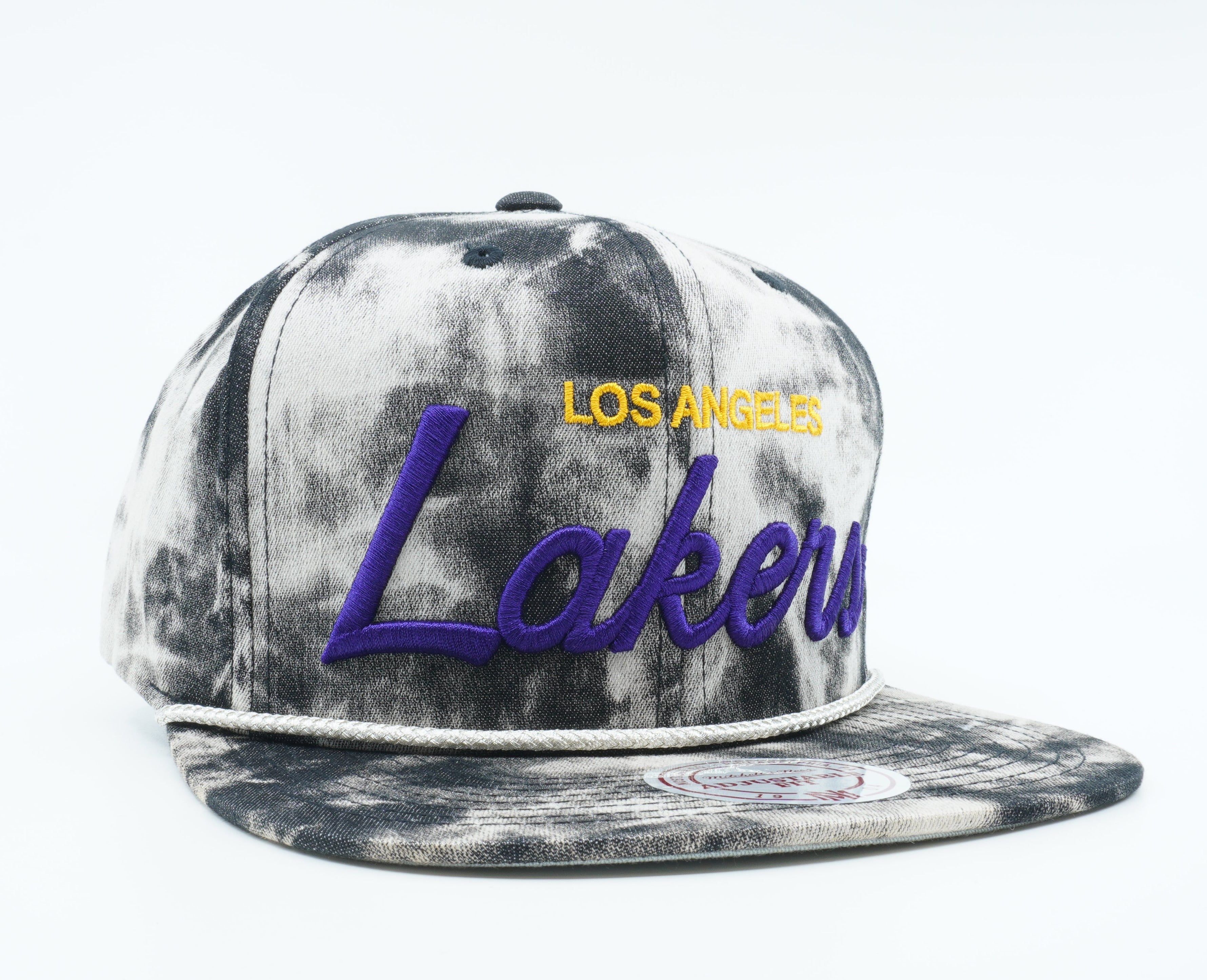 [NQ92Z-MTC-A-5LAKERS] MENS MITCHELL & NESS NBA LA LAKERS SPECIAL SCRIPT SNAPBACK