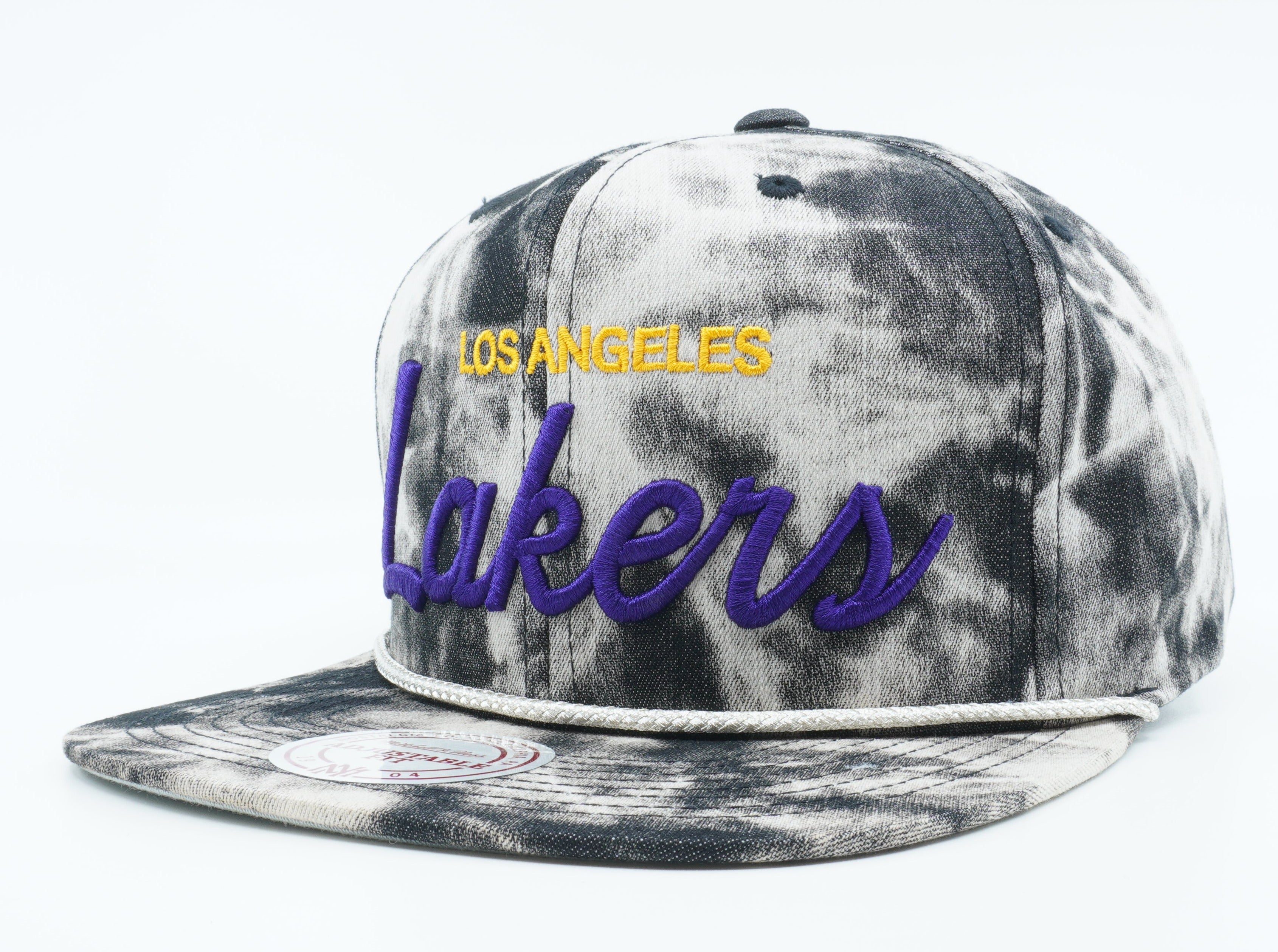 [NQ92Z-MTC-A-5LAKERS] MENS MITCHELL & NESS NBA LA LAKERS SPECIAL SCRIPT SNAPBACK