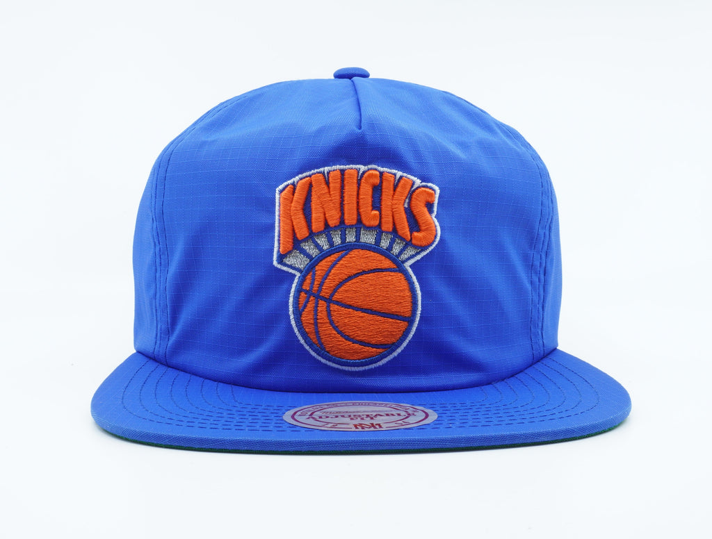 [NK82Z-MTC-A-5KNICK] MENS MITCHELL & NESS NBA NY KNICKS STA4 ZIPBACK HAT - BLUE