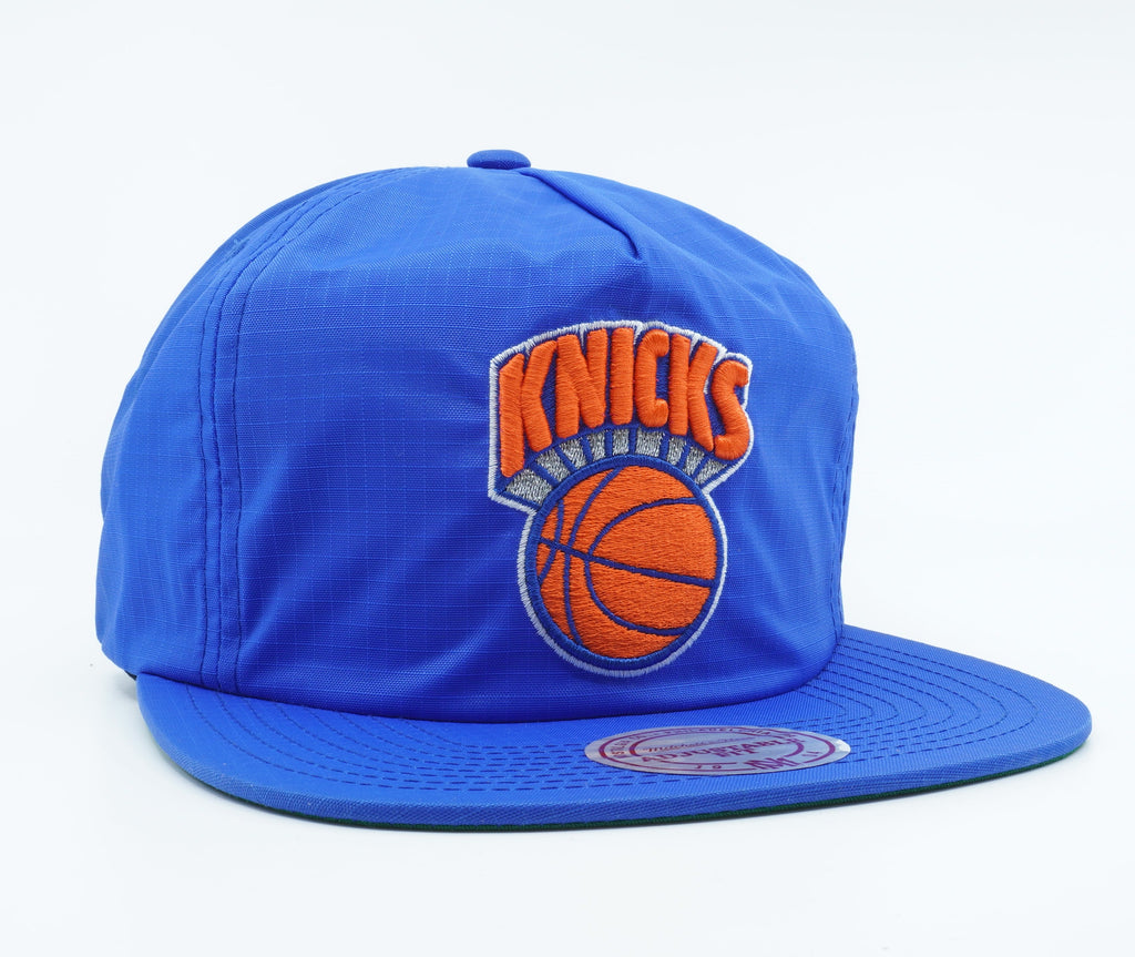[NK82Z-MTC-A-5KNICK] MENS MITCHELL & NESS NBA NY KNICKS STA4 ZIPBACK HAT - BLUE