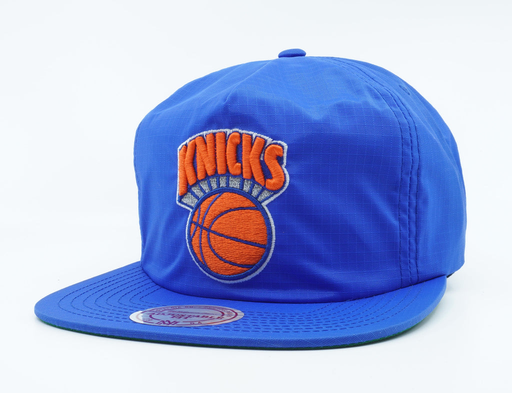 [NK82Z-MTC-A-5KNICK] MENS MITCHELL & NESS NBA NY KNICKS STA4 ZIPBACK HAT - BLUE