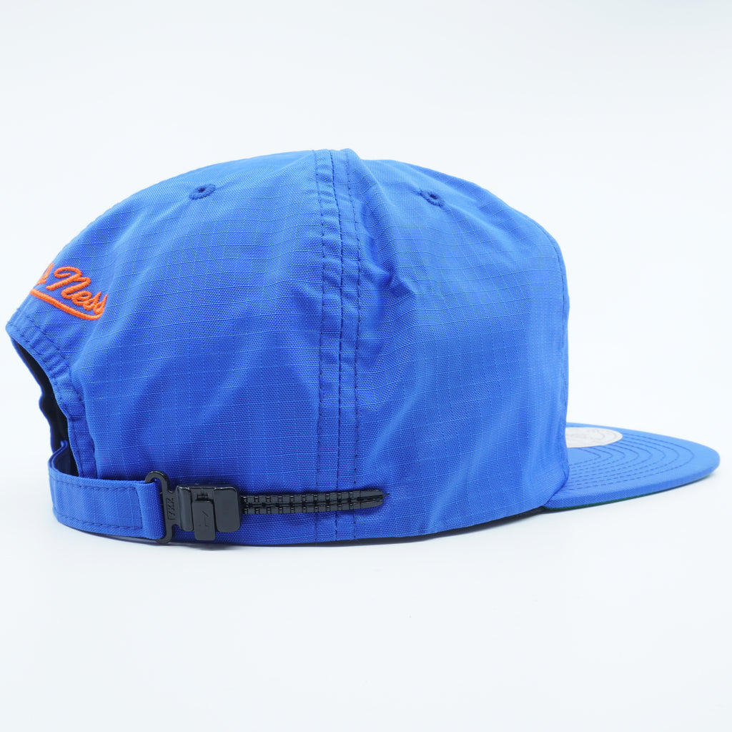 [NK82Z-MTC-A-5KNICK] MENS MITCHELL & NESS NBA NY KNICKS STA4 ZIPBACK HAT - BLUE