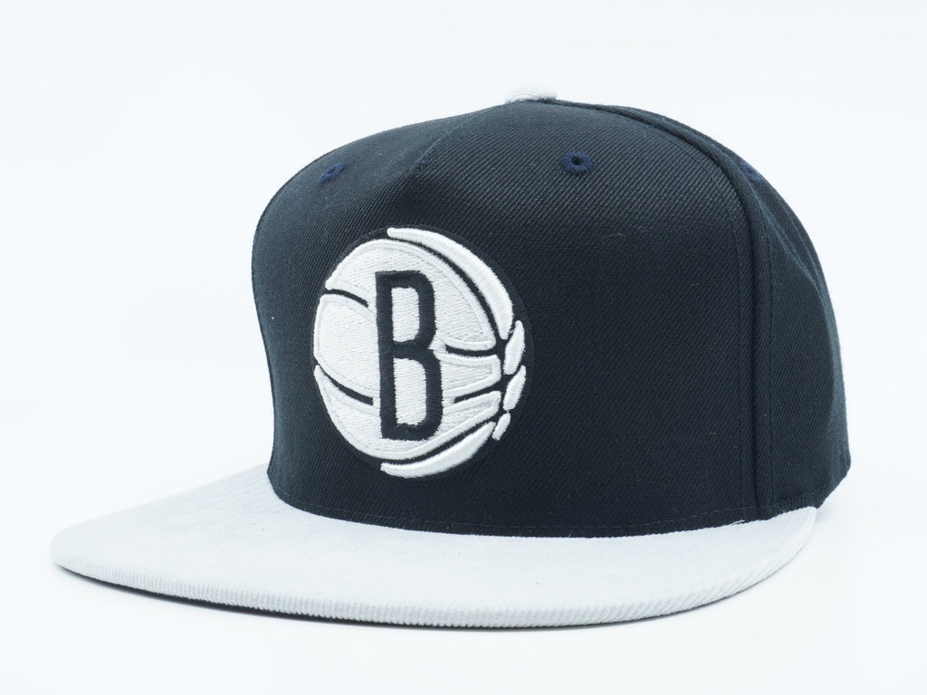 [NT56Z-GTE-A-5BNETS] MENS MITCHELL & NESS NBA BROOKLYN NETS CORD VISOR STRAPBACK