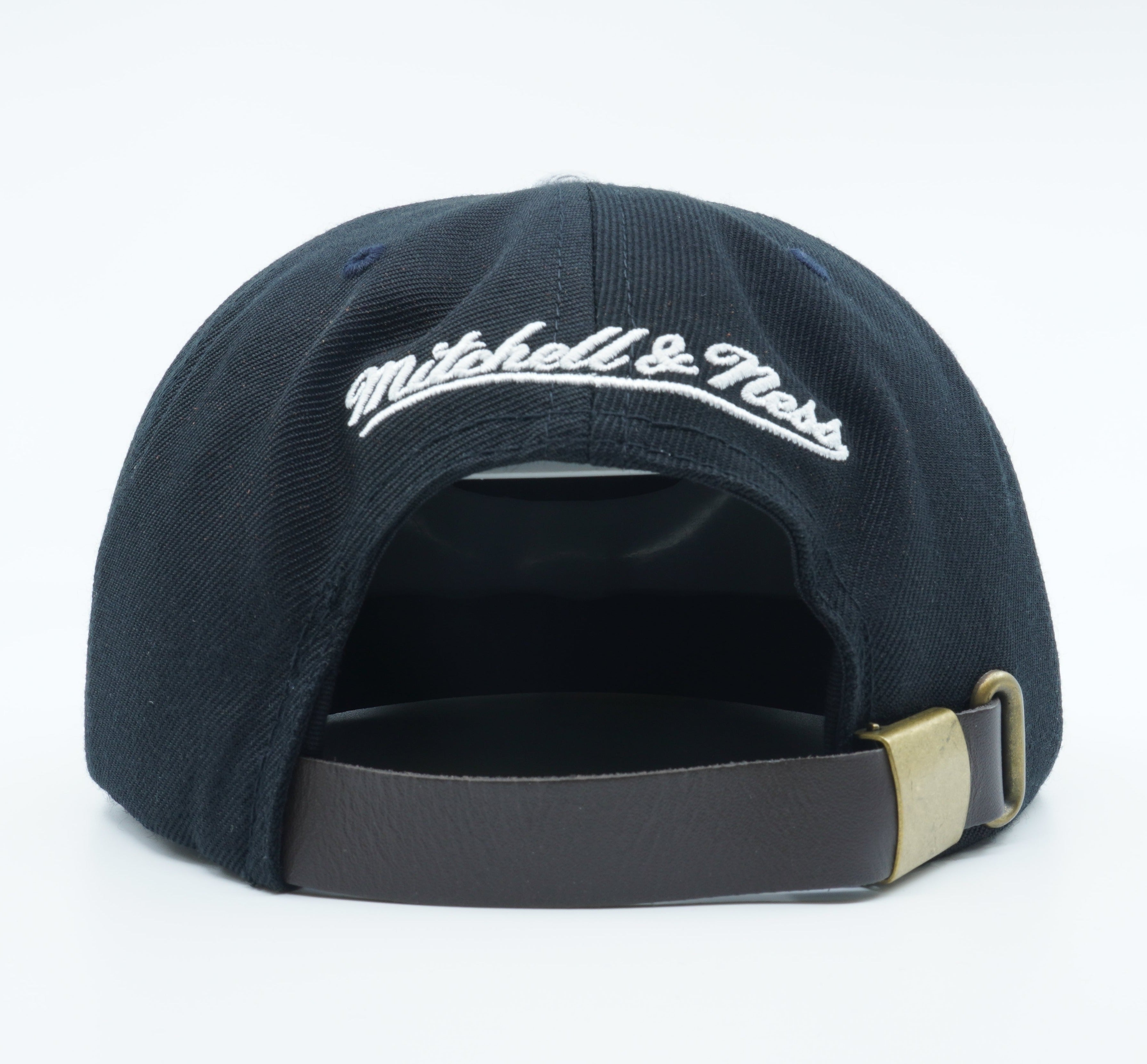 [NT56Z-GTE-A-5BNETS] MENS MITCHELL & NESS NBA BROOKLYN NETS CORD VISOR STRAPBACK