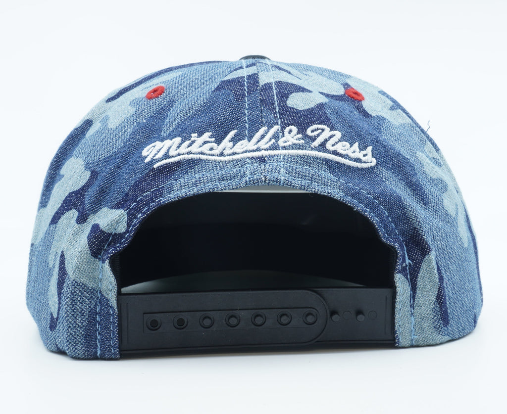 [VD16Z-FAS-A-5BULLS] MENS NBA CHICAGO BULLS CAMOUFLAGE DENIM 2T SNAPBACK