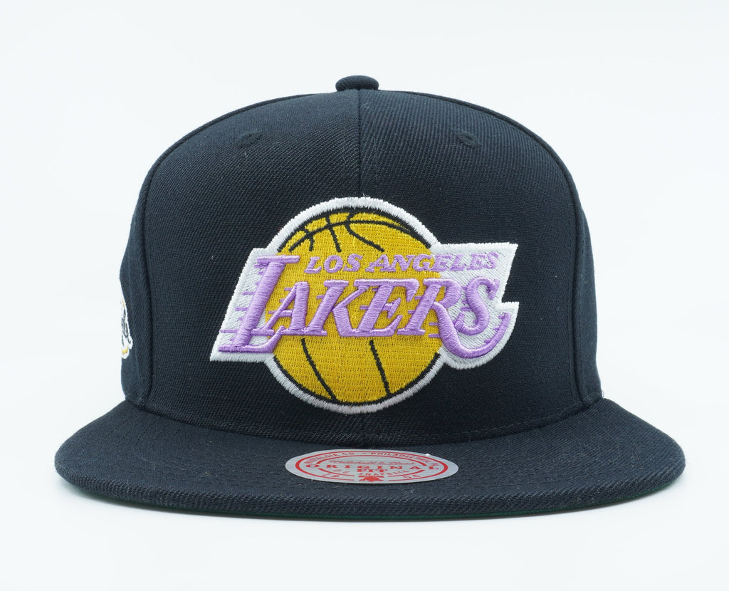 [HHSS2976-LALYYPPPBLCK] MENS MITCHELL & NESS NBA LA LAKERS TOP SPOT SNAPBACK HWC