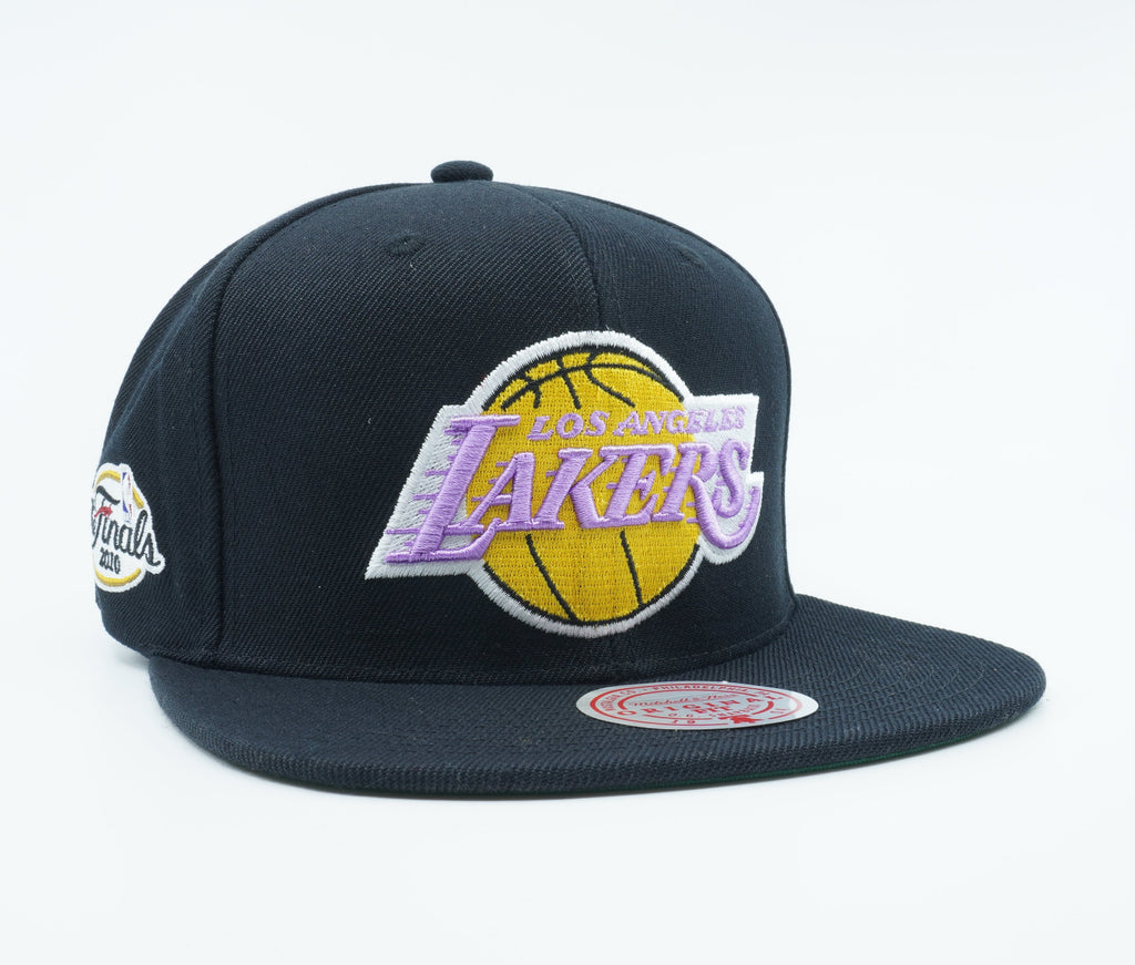 [HHSS2976-LALYYPPPBLCK] MENS MITCHELL & NESS NBA LA LAKERS TOP SPOT SNAPBACK HWC