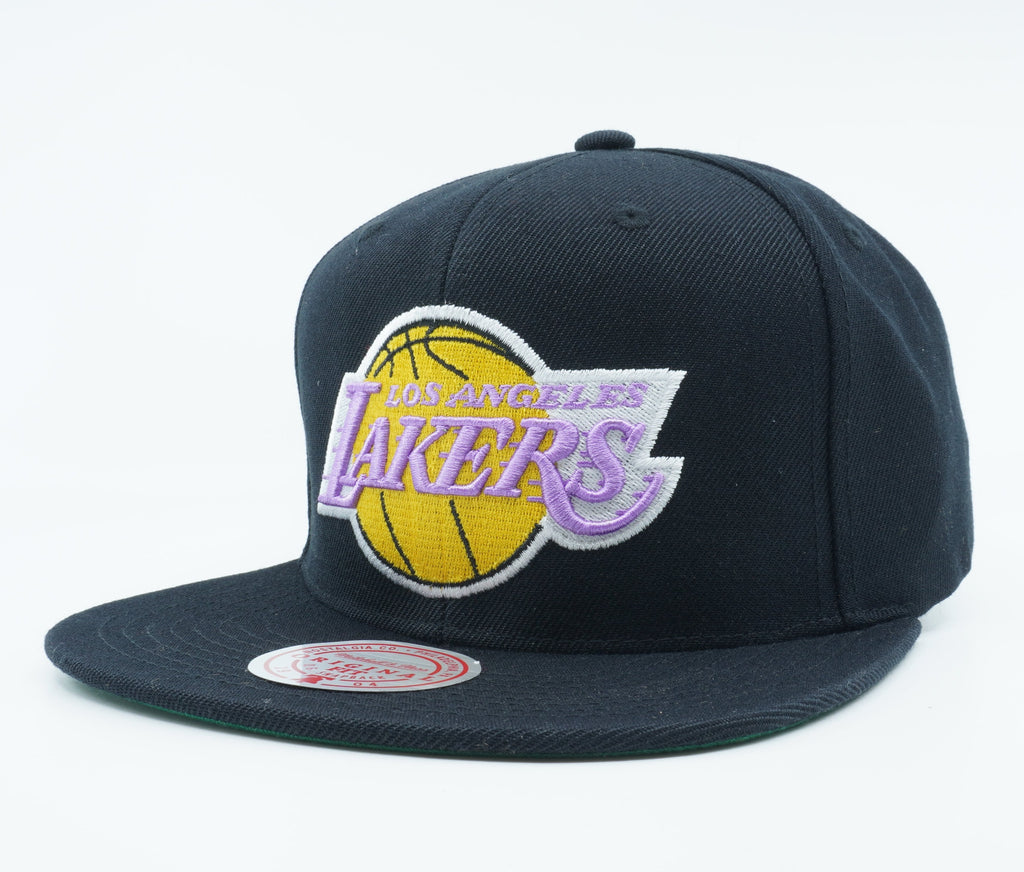 [HHSS2976-LALYYPPPBLCK] MENS MITCHELL & NESS NBA LA LAKERS TOP SPOT SNAPBACK HWC