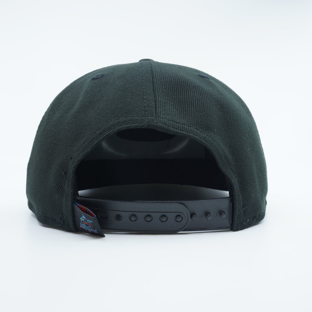 [60282452] MENS NEW ERA MLB MIAMI MARLINS 950 SNAPBACK - BLACK