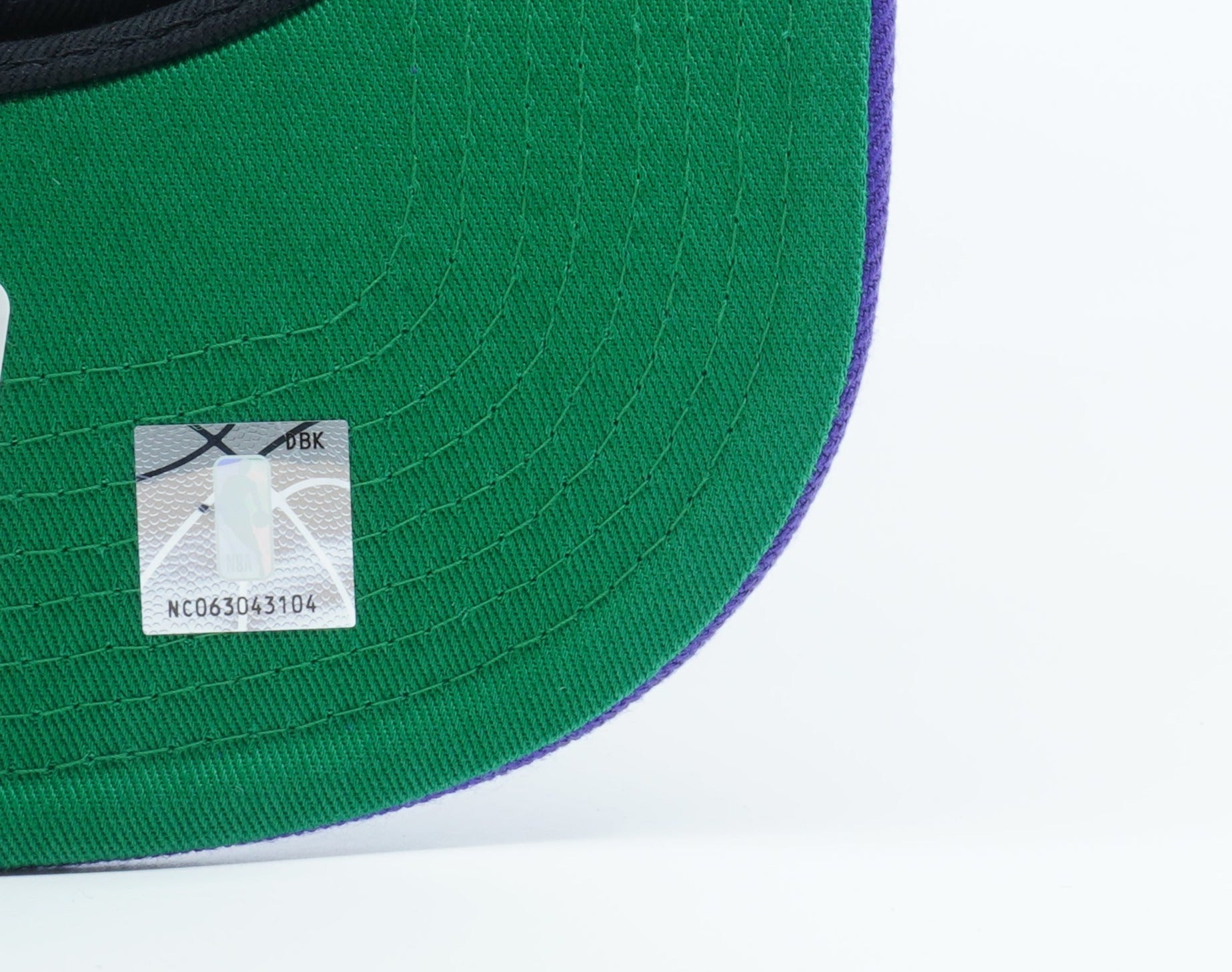 [HHSS4527-LALYYPPPPURP] MENS MITCHELL & NESS NBA LA LAKERS JERSEY LOVE SNAPBACK