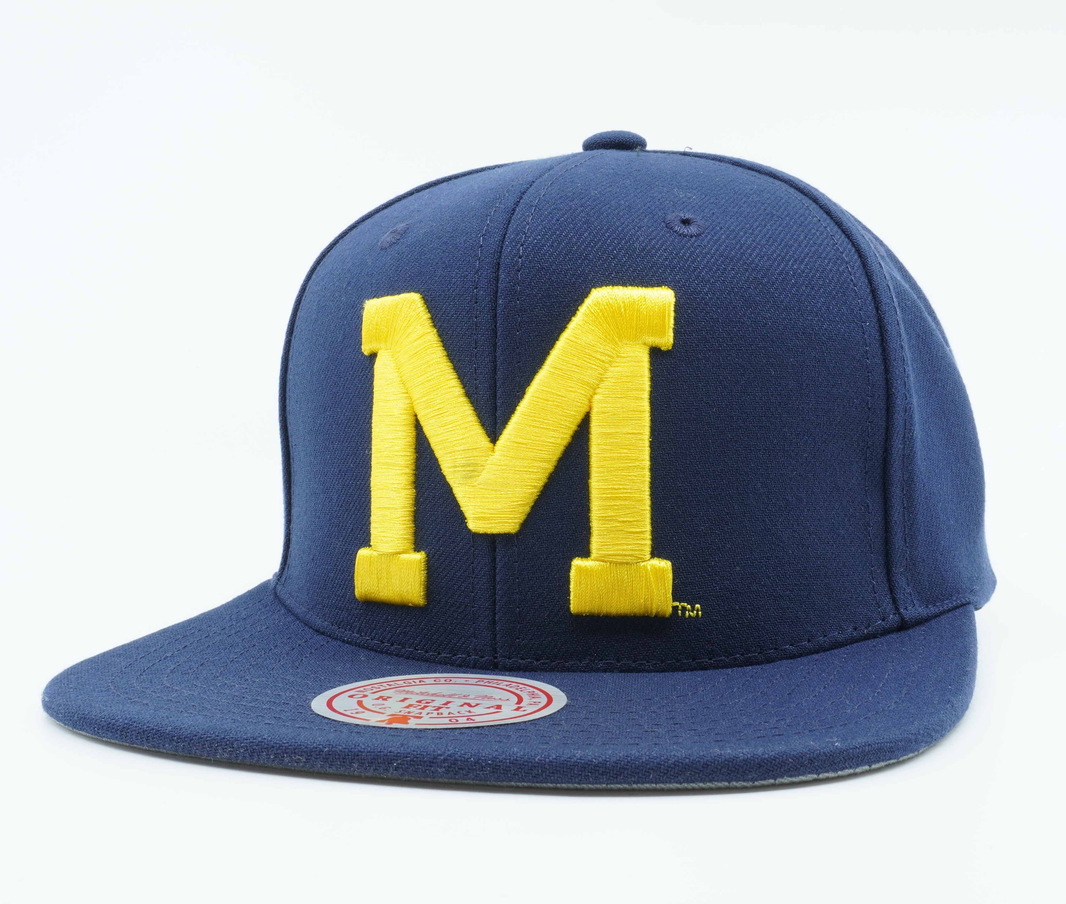 [6HSSDX22002-UMINAVY] MENS NCAA MICHIGAN WOLVERINES CORE SIDE SNAPBACK
