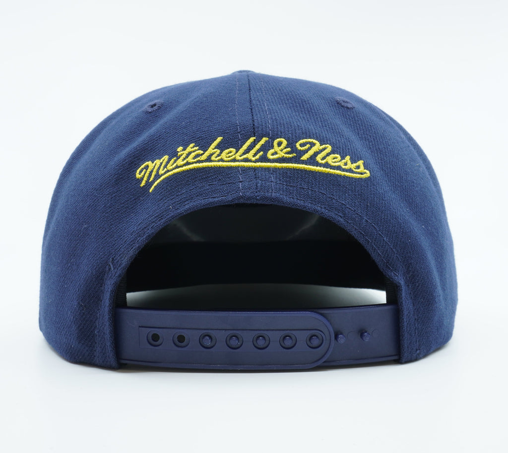 [6HSSDX22002-UMINAVY] MENS NCAA MICHIGAN WOLVERINES CORE SIDE SNAPBACK