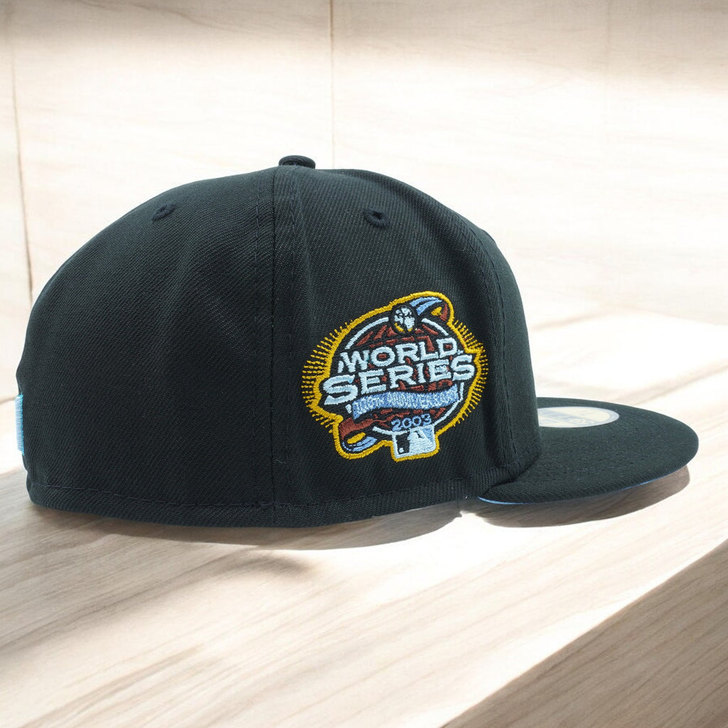 [60243776] MENS NEW ERA MLB MIAMI MARLINS 5950 CLOUD UNDER FITTED - BLACK