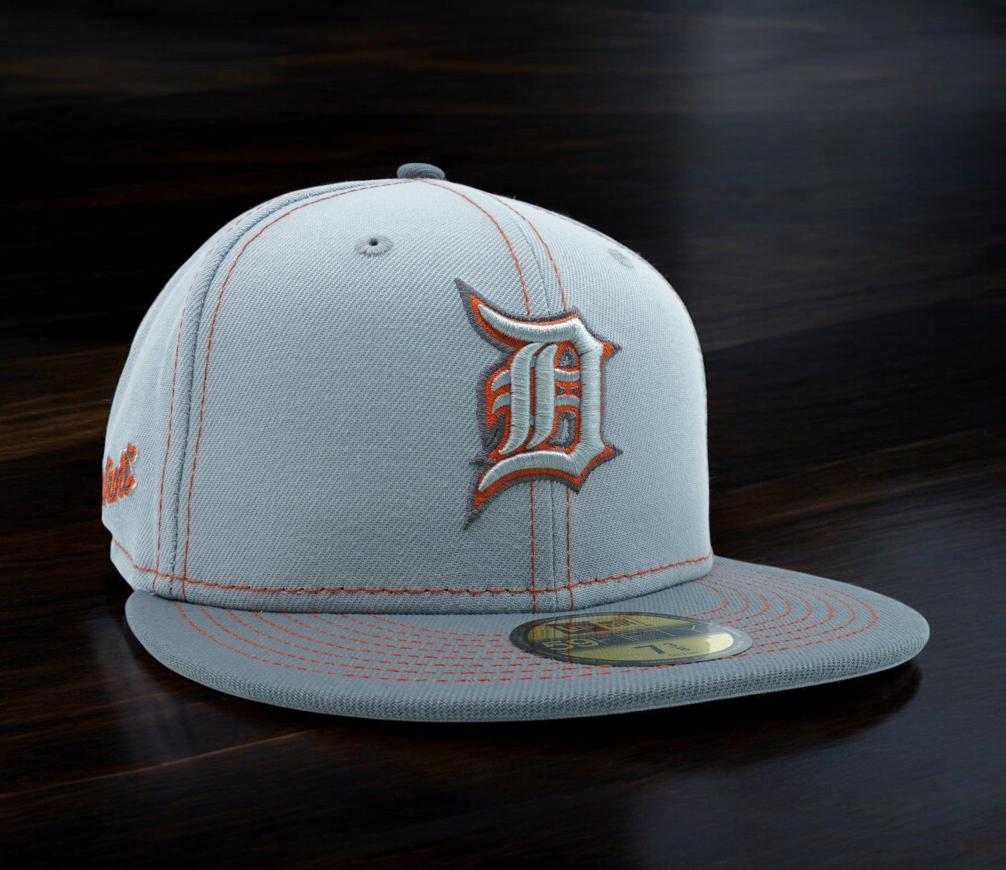 [60310868] MENS NEW ERA MLB DETROIT TIGERS 5950 GRAY POP FITTED - GRAY/ORANGE