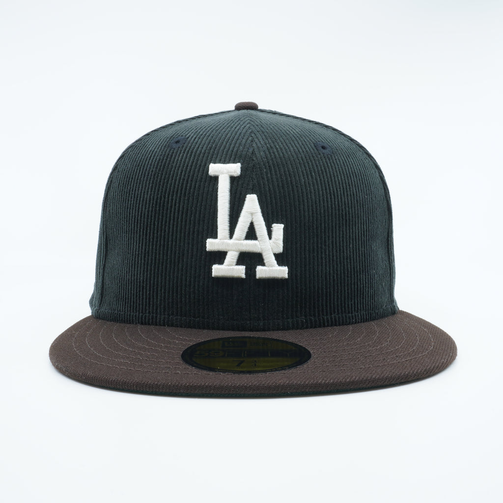 [70742816] MENS NEW ERA MLB LA DODGERS 5950 CORD BURNT WOOD FITTED