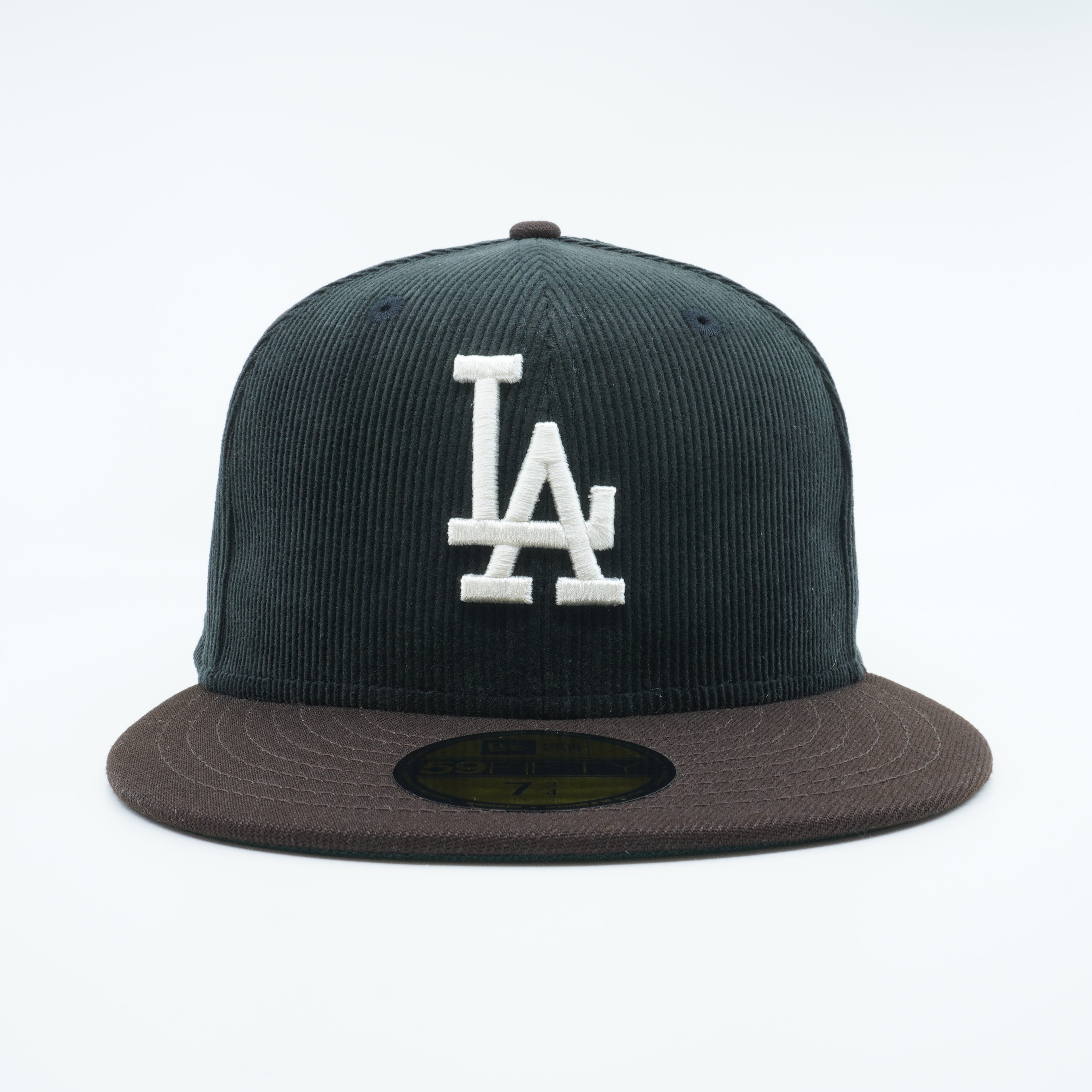 [70742816] MENS NEW ERA MLB LA DODGERS 5950 CORD BURNT WOOD FITTED