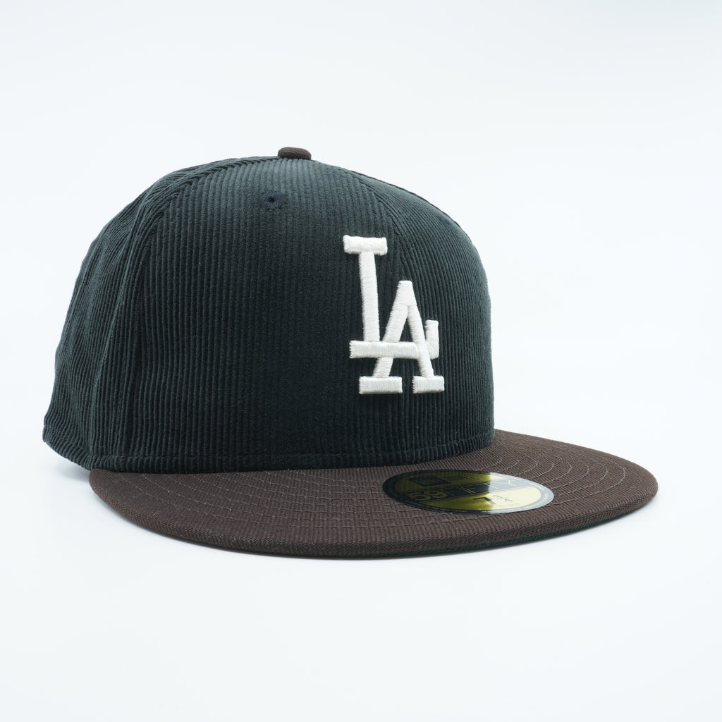 [70742816] MENS NEW ERA MLB LA DODGERS 5950 CORD BURNT WOOD FITTED