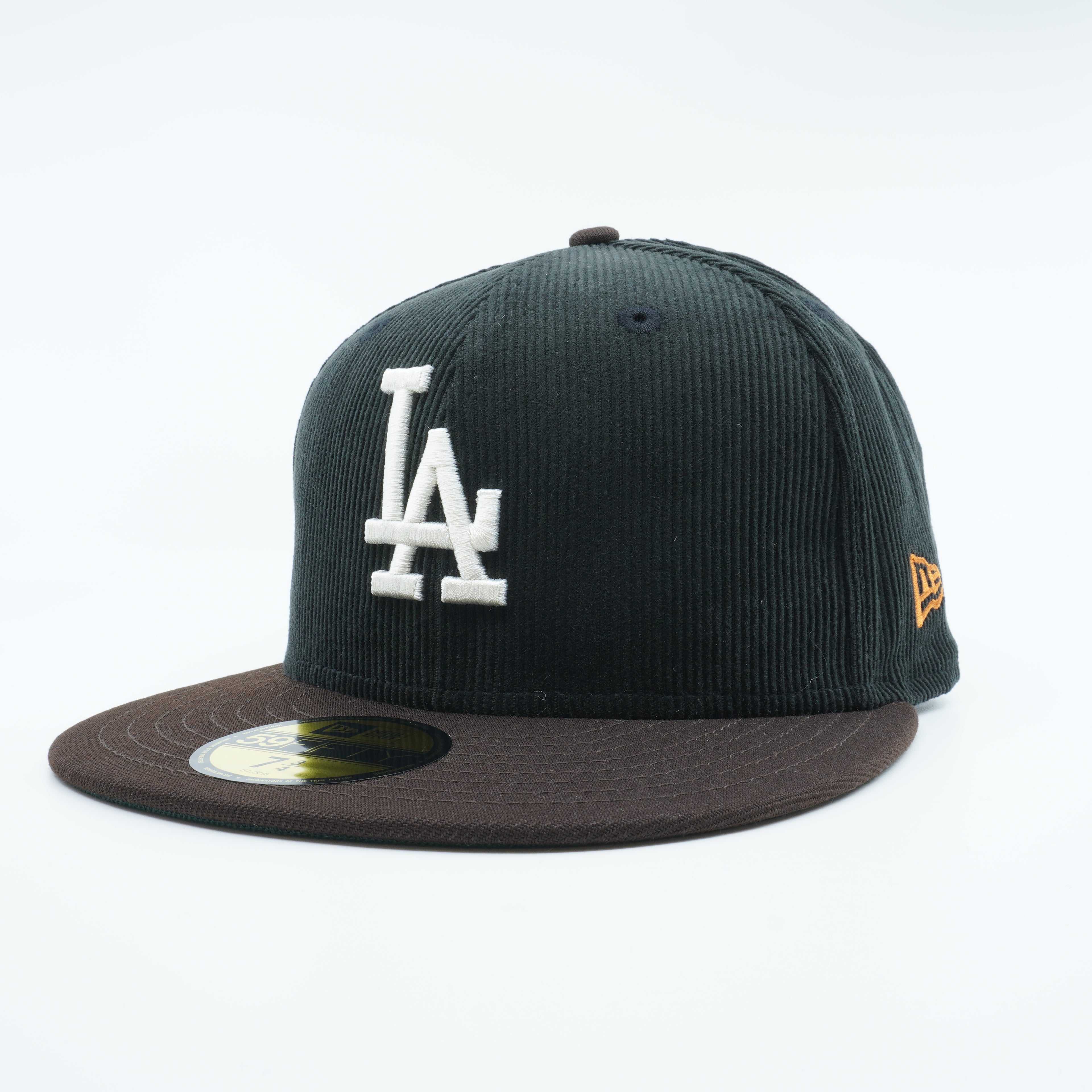 [70742816] MENS NEW ERA MLB LA DODGERS 5950 CORD BURNT WOOD FITTED