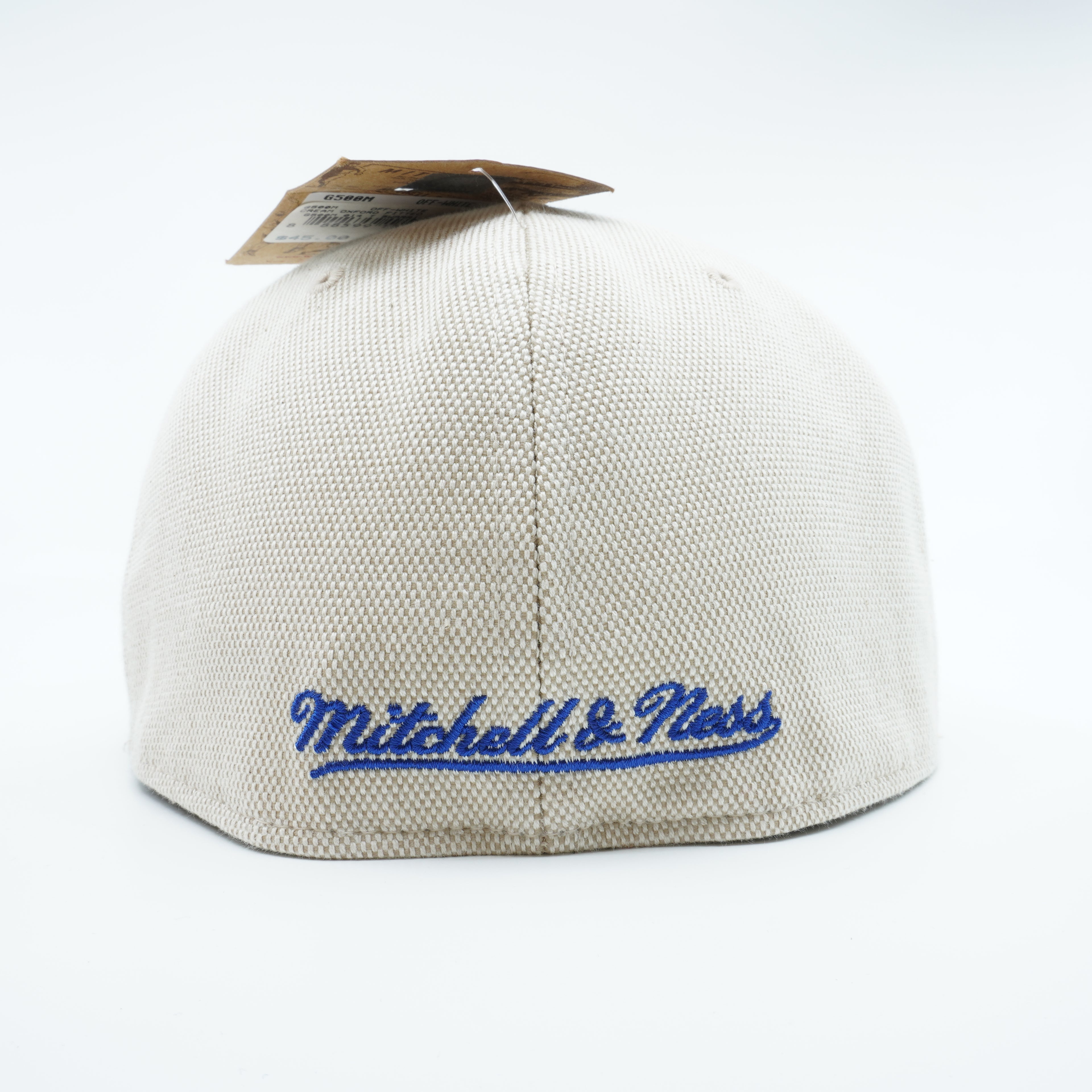 [G500K-014-5WARRI] MENS NBA GOLDEN STATE WARRIORS OFF WHITE CREAM OXFORD FITTED