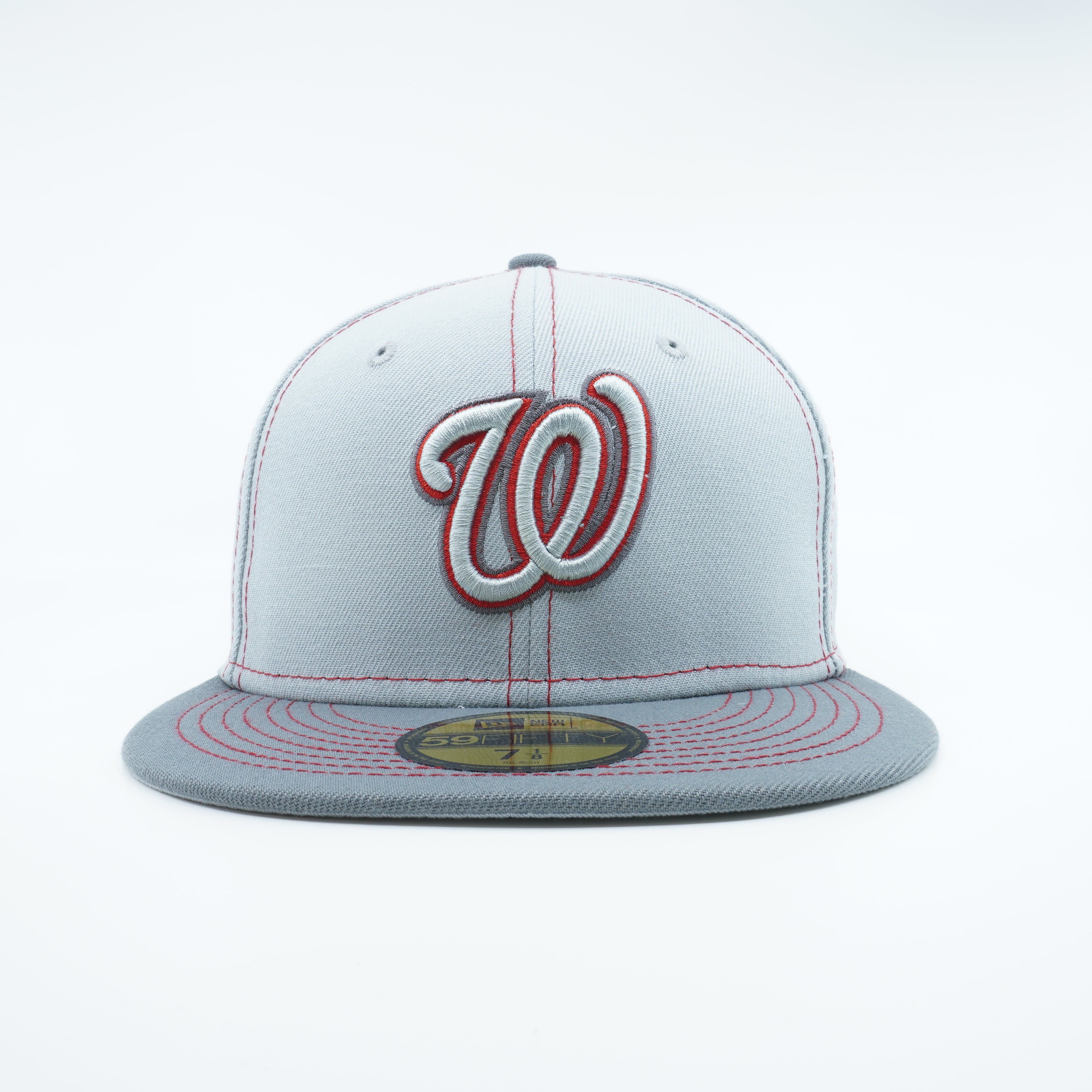 [60310898] MENS NEW ERA MLB WASHINGTON NATIONALS 5950 GRAY POP FITTED - GRAY