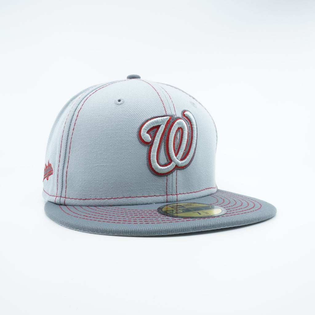 [60310898] MENS NEW ERA MLB WASHINGTON NATIONALS 5950 GRAY POP FITTED - GRAY