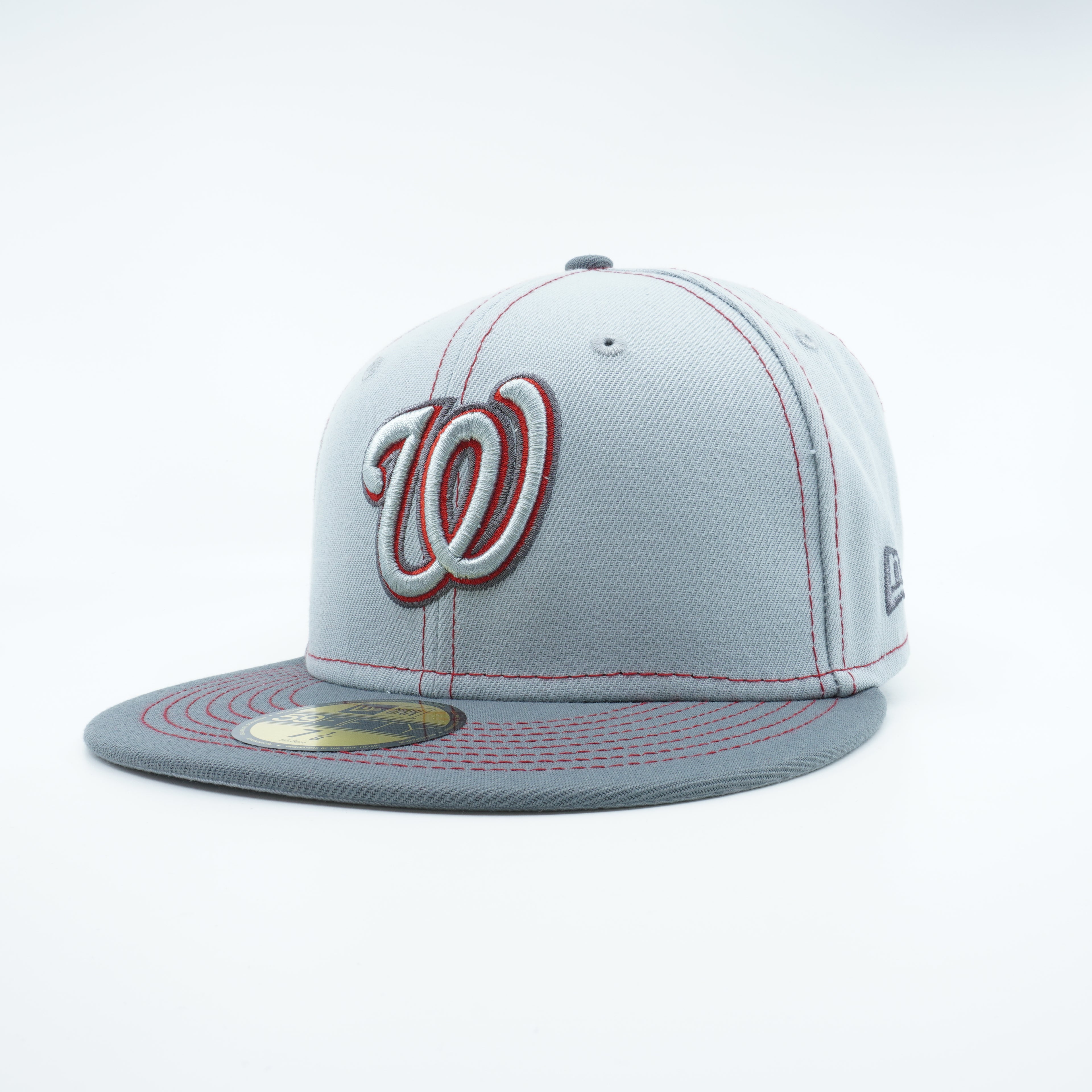 [60310898] MENS NEW ERA MLB WASHINGTON NATIONALS 5950 GRAY POP FITTED - GRAY
