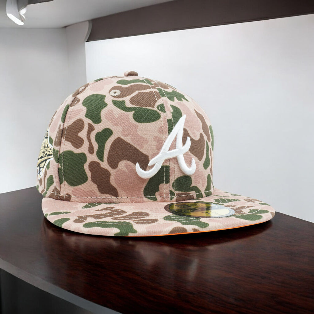 [60237936] MENS NEW ERA MLB ATLANTA BRAVES 5950 DUCK CAMO WS95 FITTED