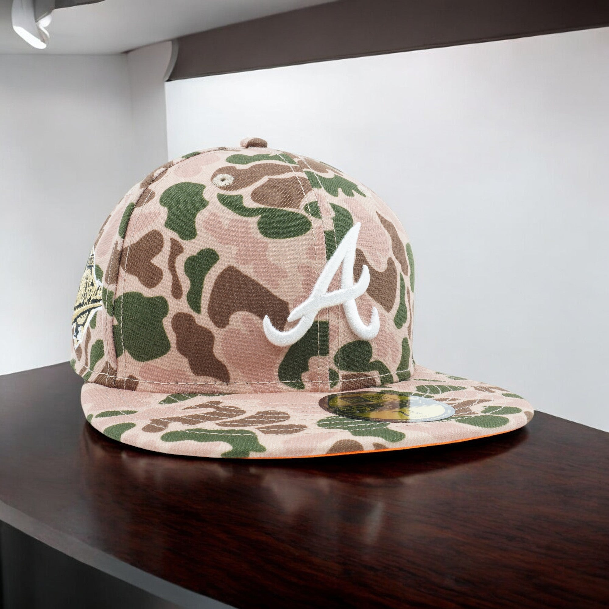 [60237936] MENS NEW ERA MLB ATLANTA BRAVES 5950 DUCK CAMO WS95 FITTED