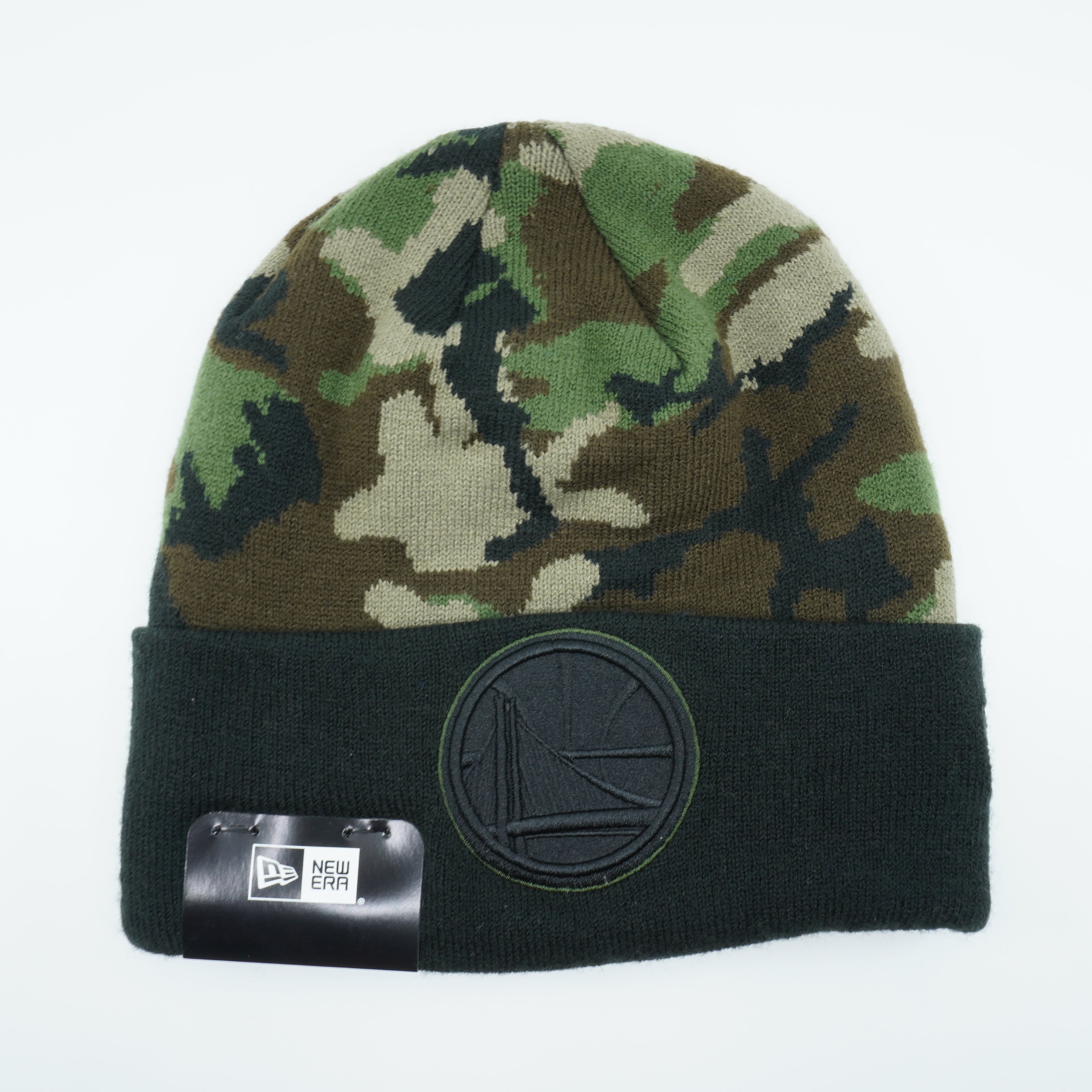[11828557] MENS NEW ERA NBA GOLDEN STATE WARRIORS CAMO CUFFED BEANIE