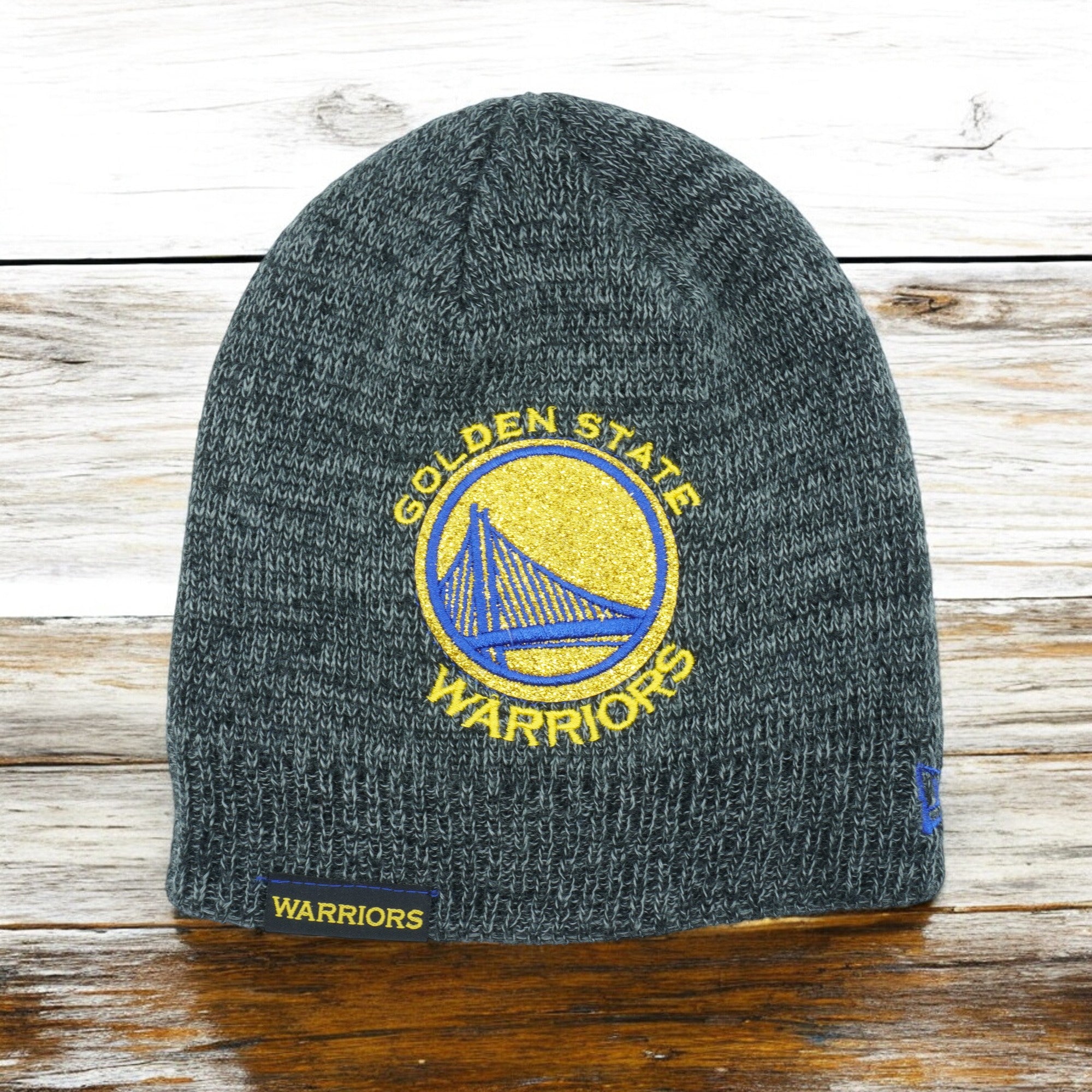 [80507450] WOMENS NEW ERA NBA GOLDEN STATE WARRIORS GLITTER CHIC BEANIE