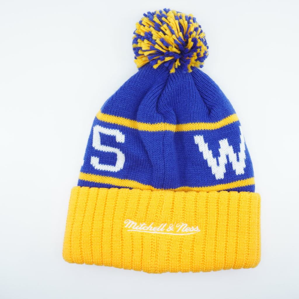 [KJ46Z-MTC-A-5WARR] MENS NBA GOLDEN STATE WARRIORS HIGH 5 CUFFED KNIT BEANIE