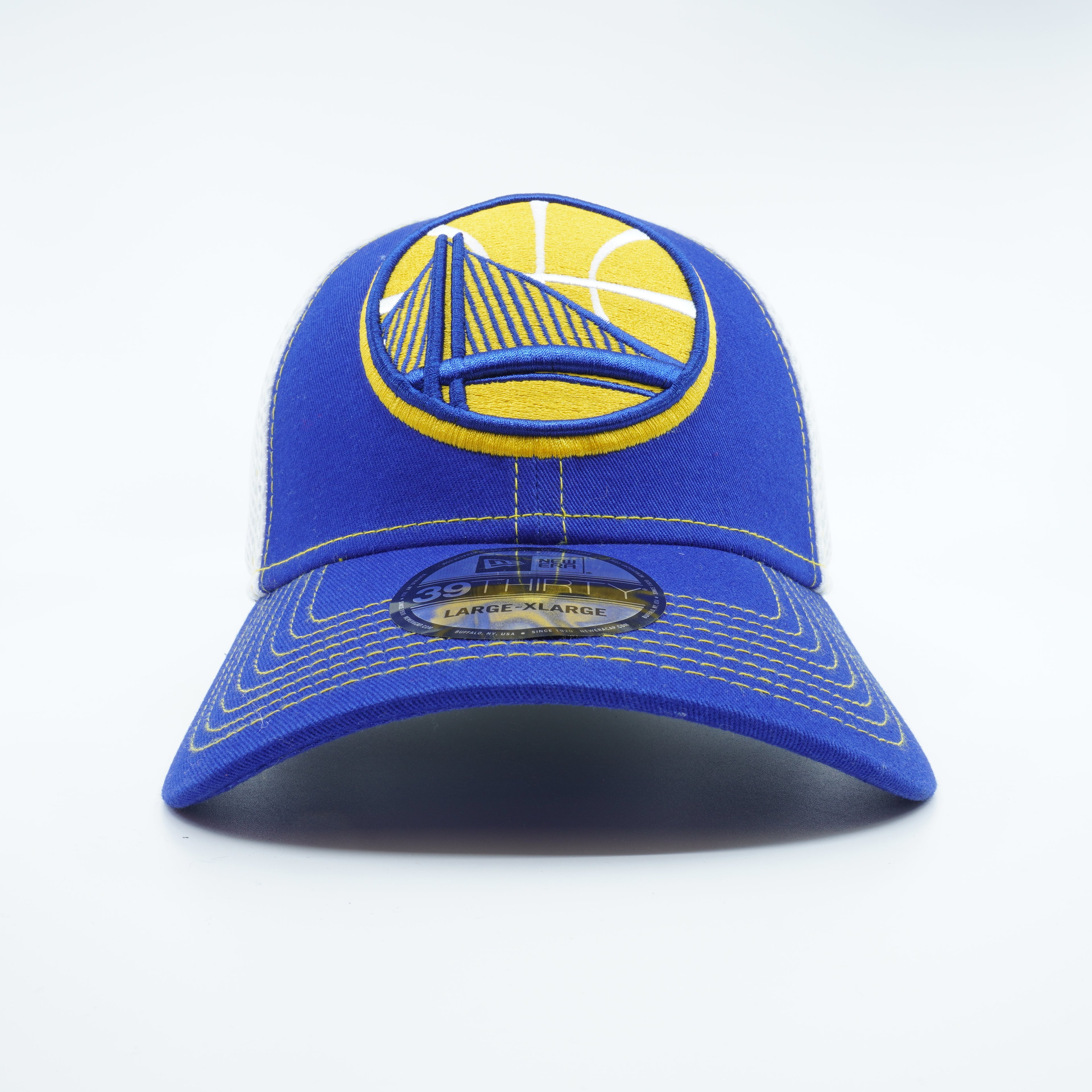 [80539625] MENS NEW ERA NBA GOLDEN STATE WARRIORS 3930 MEGA TEAM NEO FLEX - BLUE
