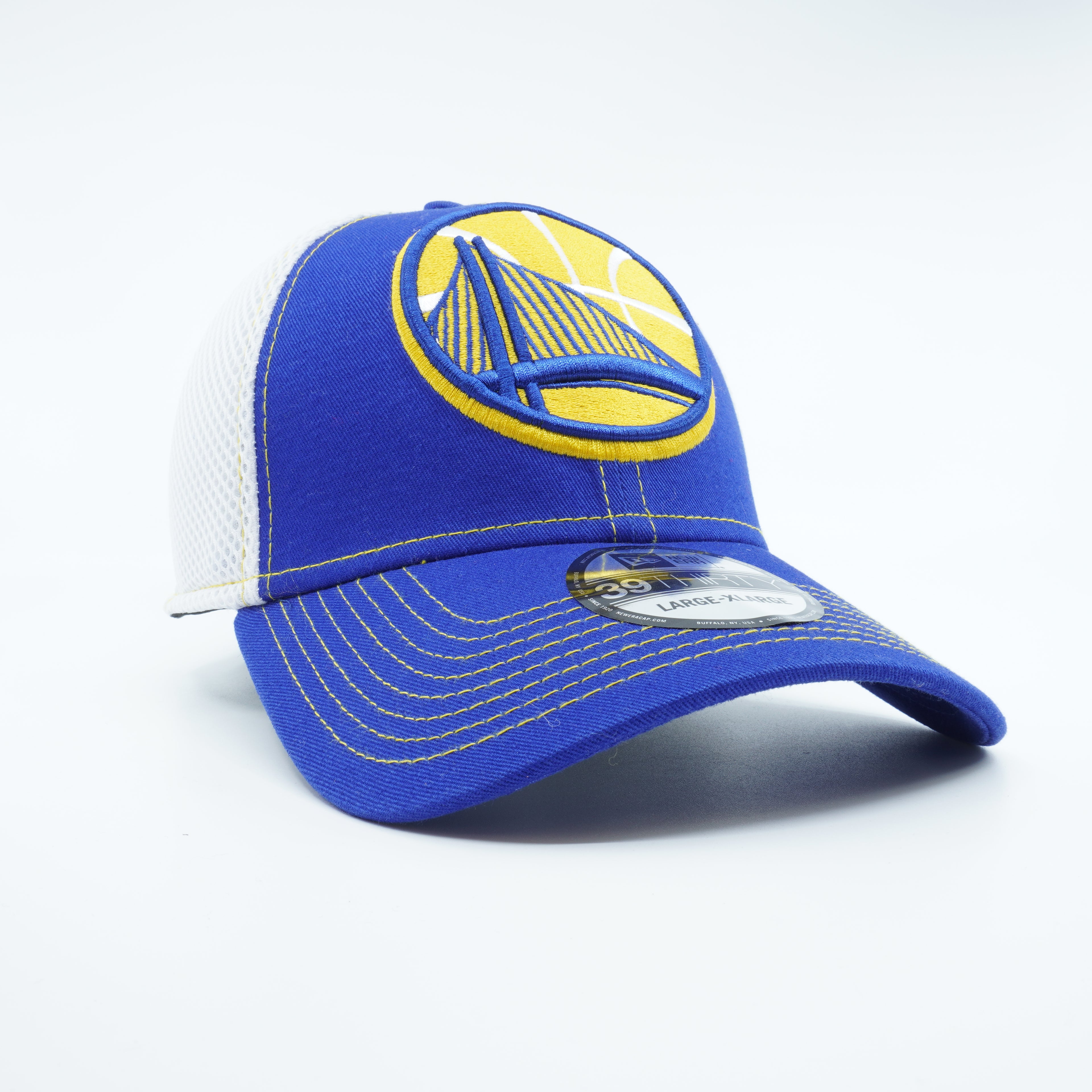 [80539625] MENS NEW ERA NBA GOLDEN STATE WARRIORS 3930 MEGA TEAM NEO FLEX - BLUE