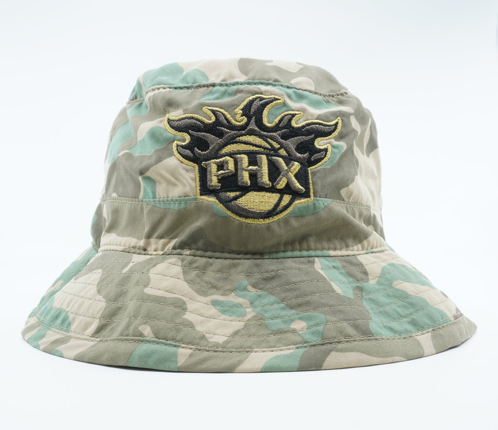 [U221Z-CAM-5SUNS] MENS NBA PHOENIX SUNS CAMOUFLAGE AMBUSH BUCKET HAT
