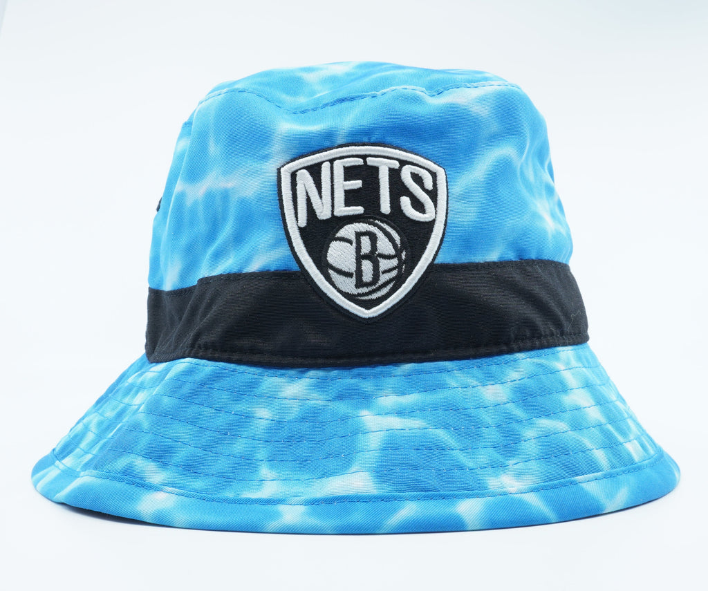 [U224Z-FAS-H-5BNETS] MENS MITCHELL & NESS NBA BROOKLYN NETS SURF CAMO BUCKET HAT