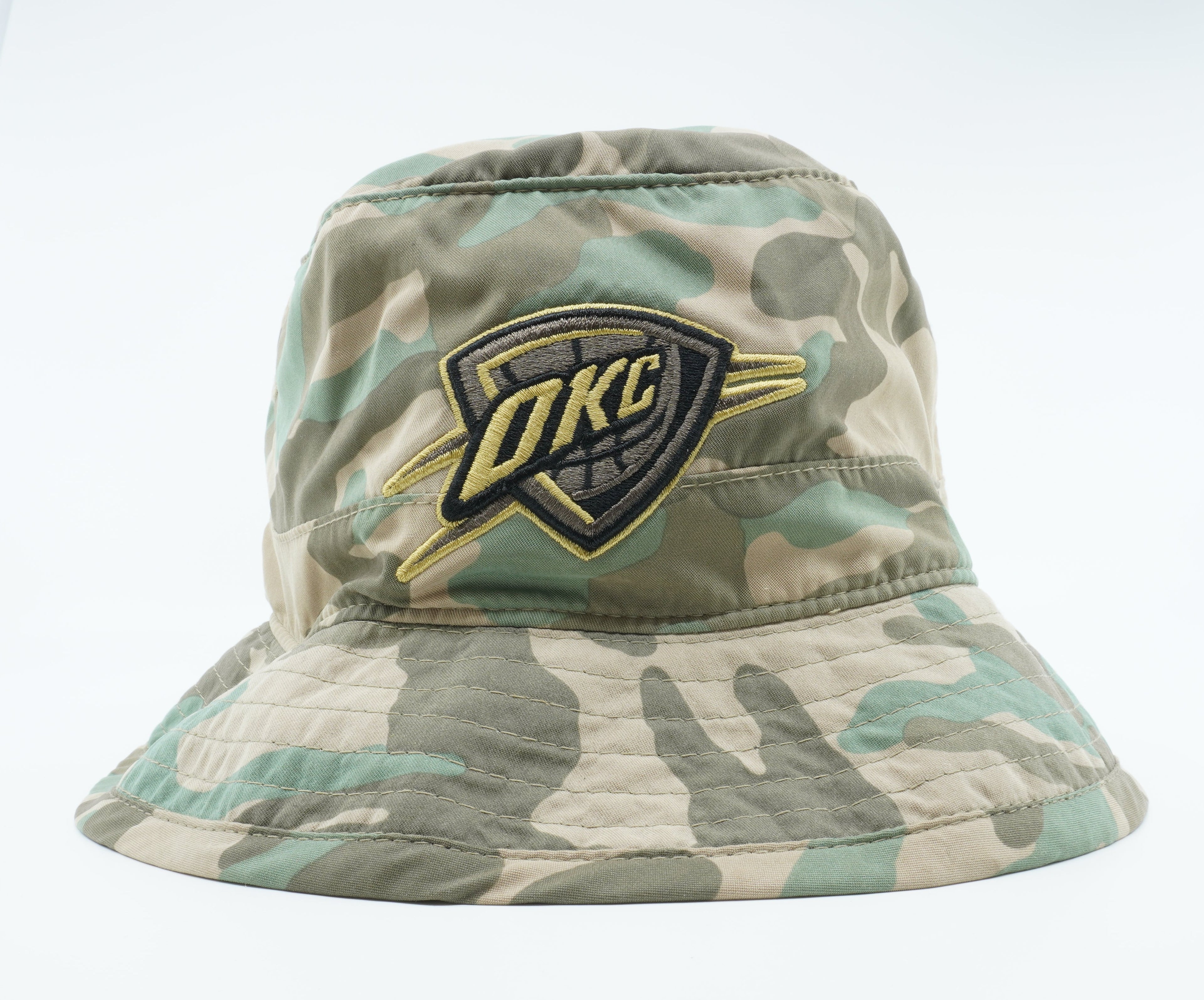 [U221Z-CAM-H-5OKCIT] MENS NBA OKLAHOMA CITY THUNDER CAMOUFLAGE AMBUSH BUCKET HAT