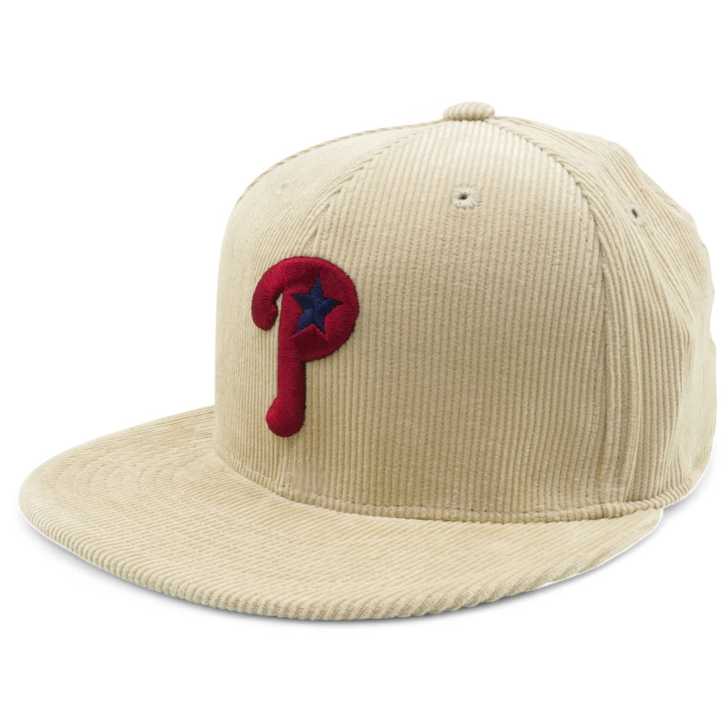 Mens Mitchell & Ness MLB TEAM CORD FITTED PHILLIES 2004