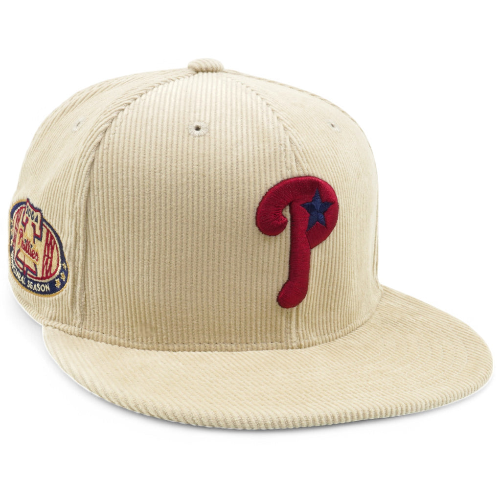 Mens Mitchell & Ness MLB TEAM CORD FITTED PHILLIES 2004