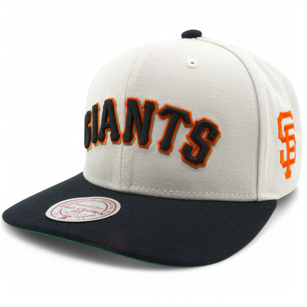 Mens Mitchell & Ness MLB OFF WORD PRO SNAPBACK GIANTS