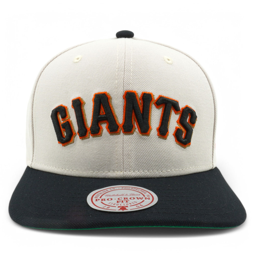 Mens Mitchell & Ness MLB OFF WORD PRO SNAPBACK GIANTS