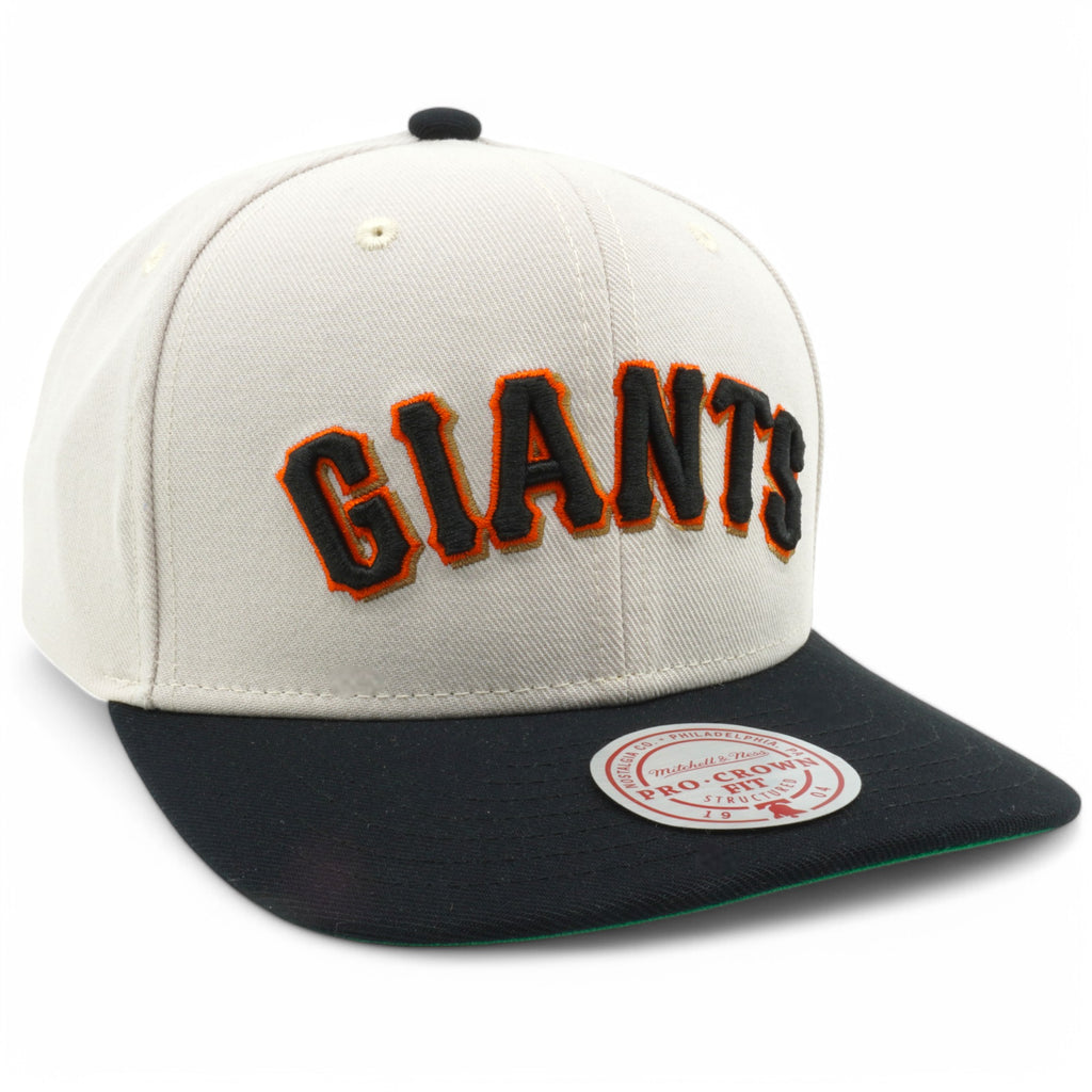 Mens Mitchell & Ness MLB OFF WORD PRO SNAPBACK GIANTS