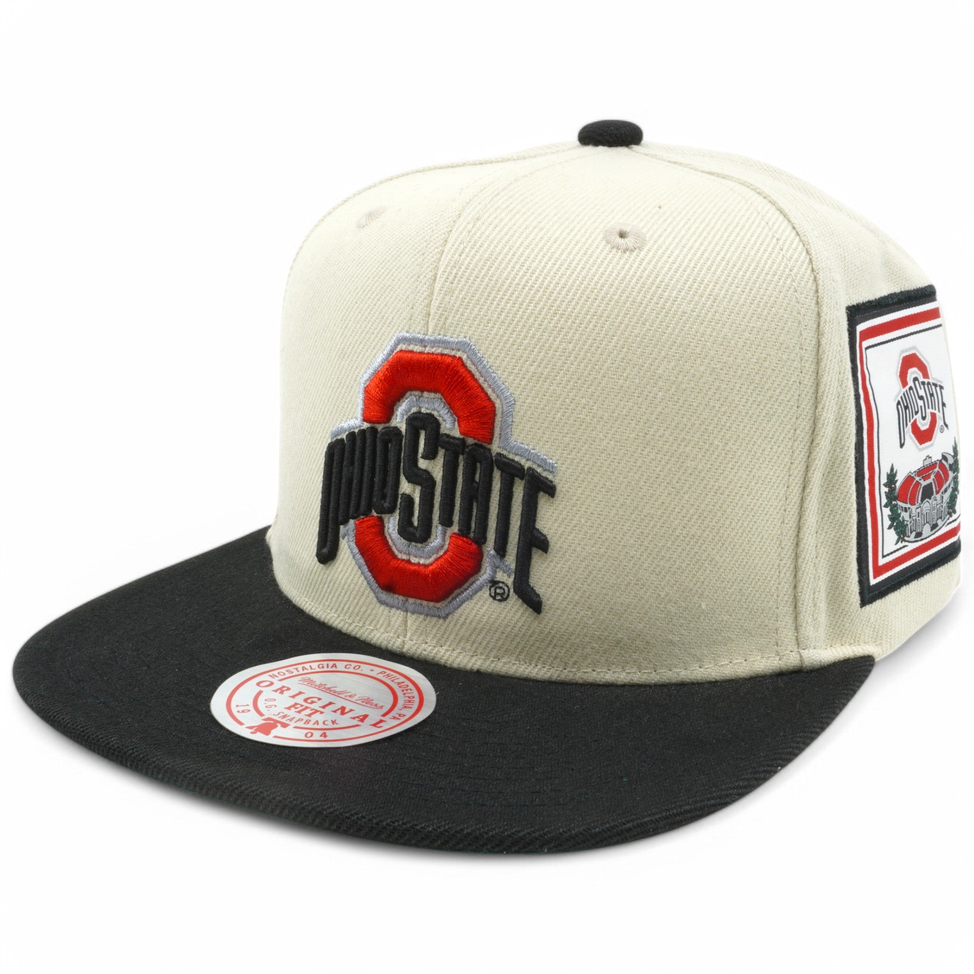 Mens Mitchell & Ness NCAA VINTAGE JOCKEY SNAPBACK OHIO STATE