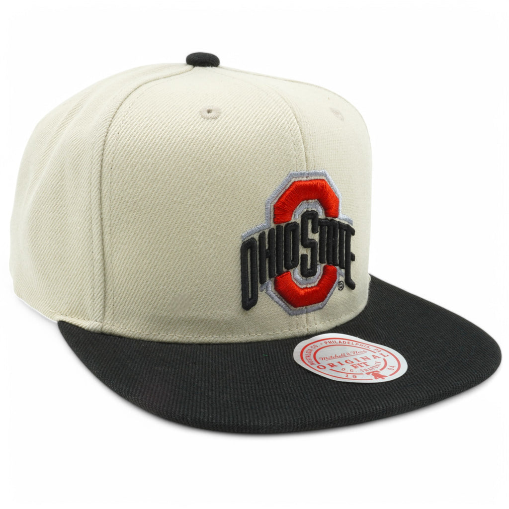 Mens Mitchell & Ness NCAA VINTAGE JOCKEY SNAPBACK OHIO STATE