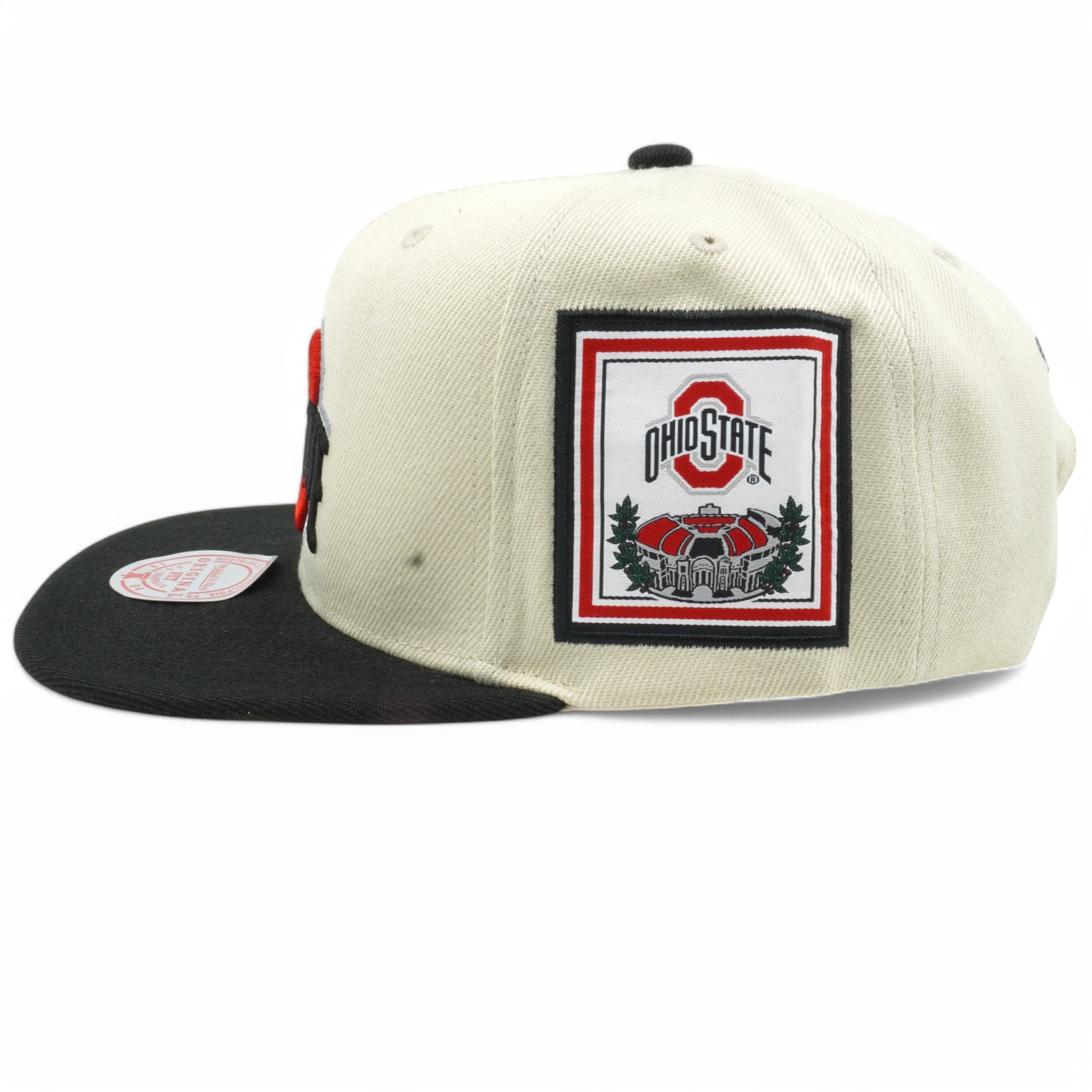 Mens Mitchell & Ness NCAA VINTAGE JOCKEY SNAPBACK OHIO STATE