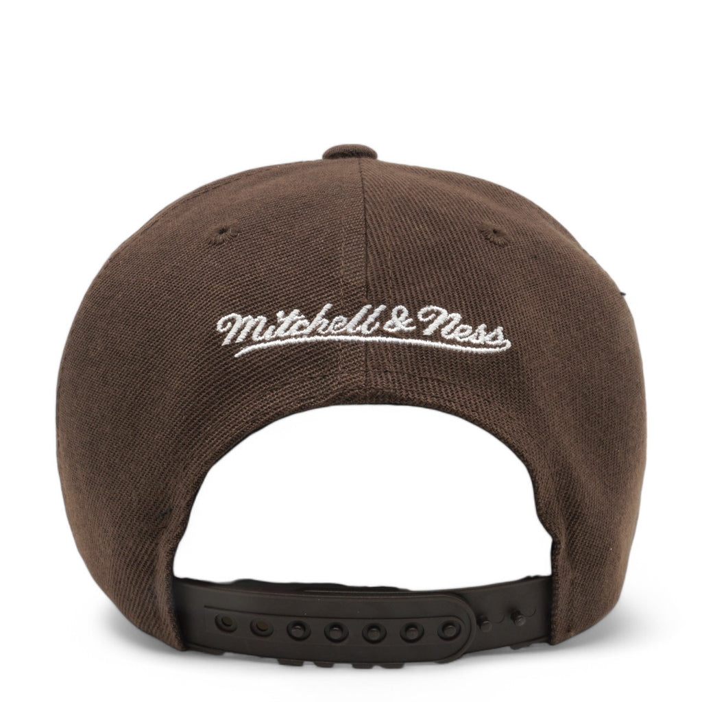 Mens Mitchell & Ness MLB LEAGUE PATCH SNAPBACK PADRES