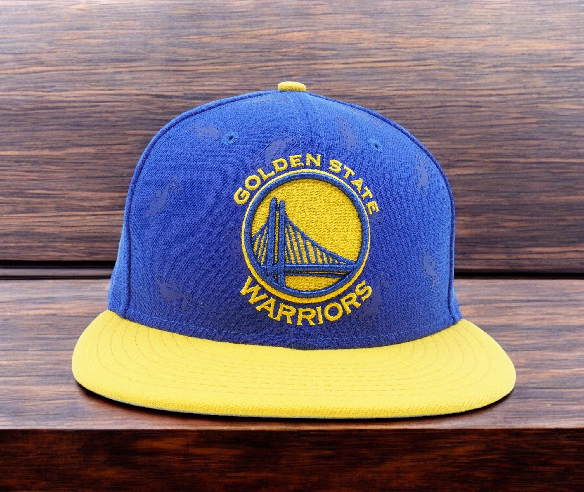 [11450464] Mens New Era NBA Golden State Warriors Rubber League 59Fifty Fitted