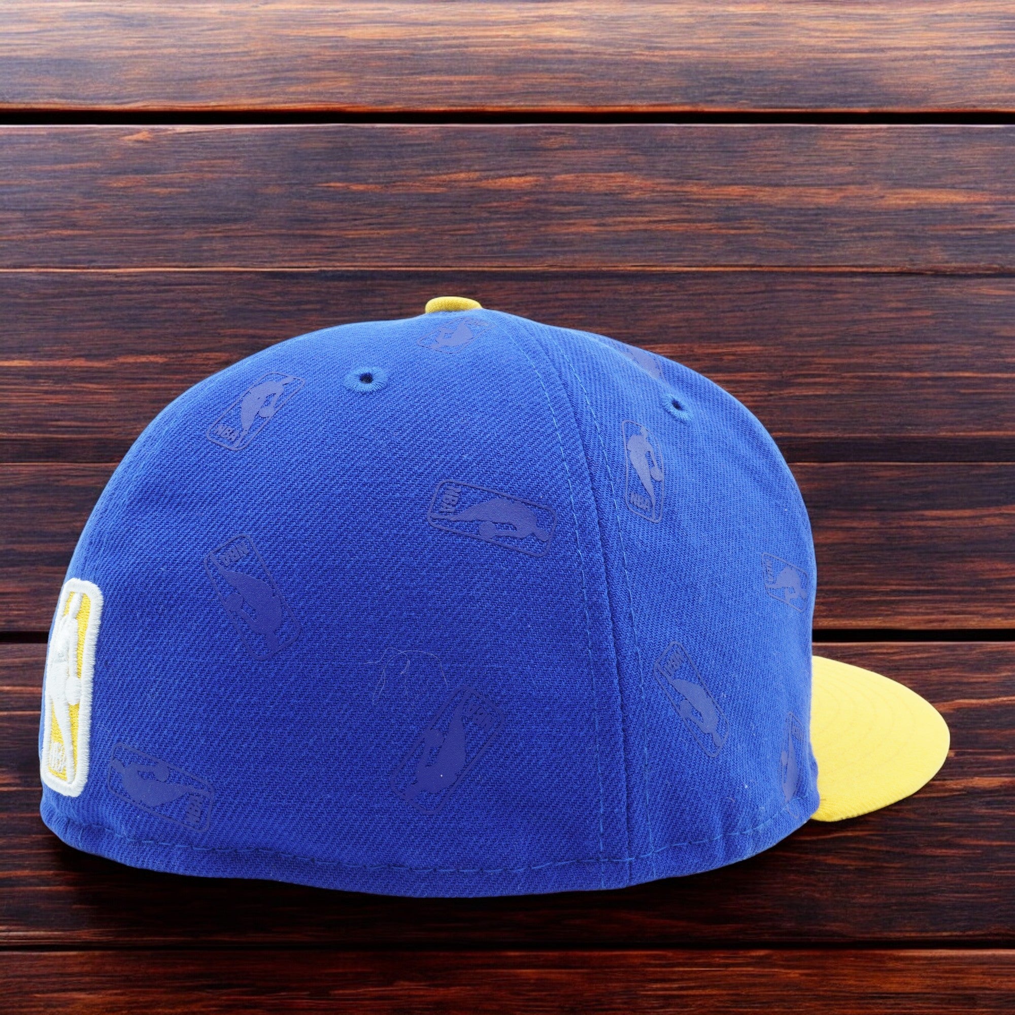 [11450464] Mens New Era NBA Golden State Warriors Rubber League 59Fifty Fitted