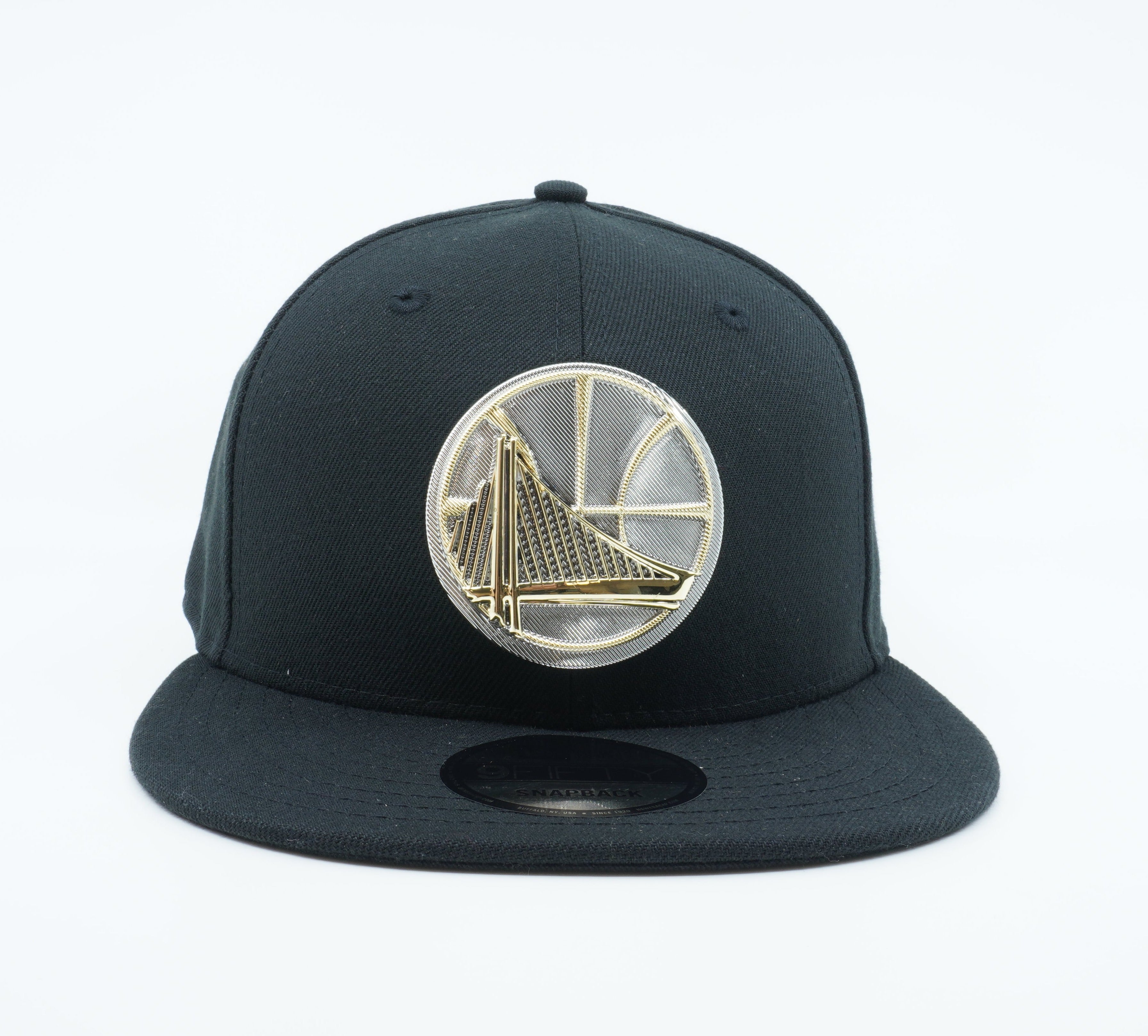 [80643838] Mens New Era NBA GSW Warriors Team Crest Logo 9Fifty Snapback