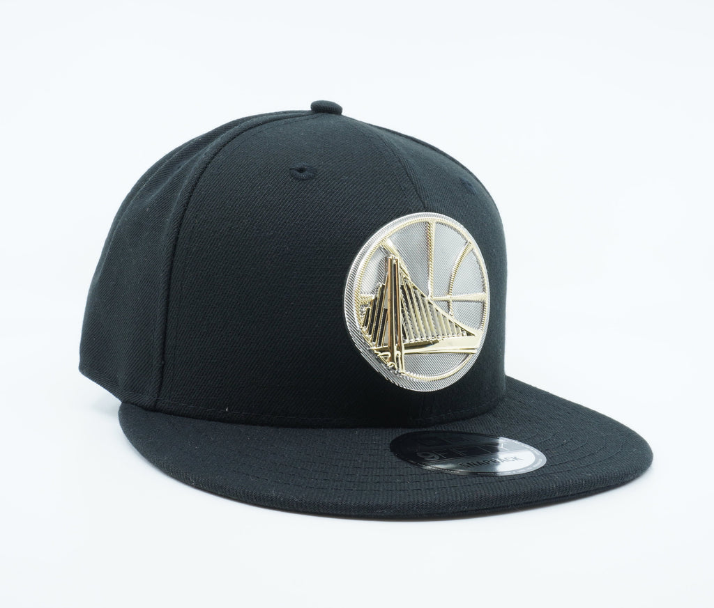 [80643838] Mens New Era NBA GSW Warriors Team Crest Logo 9Fifty Snapback